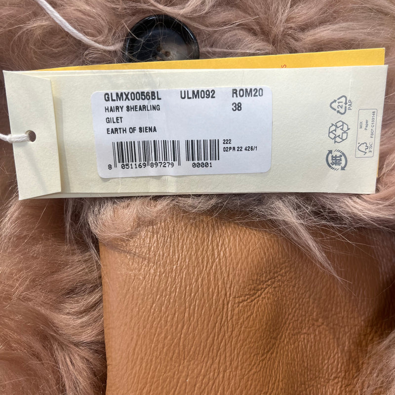 MARNI/SL Dress/38/Fur/BEG/fur and leather reversable