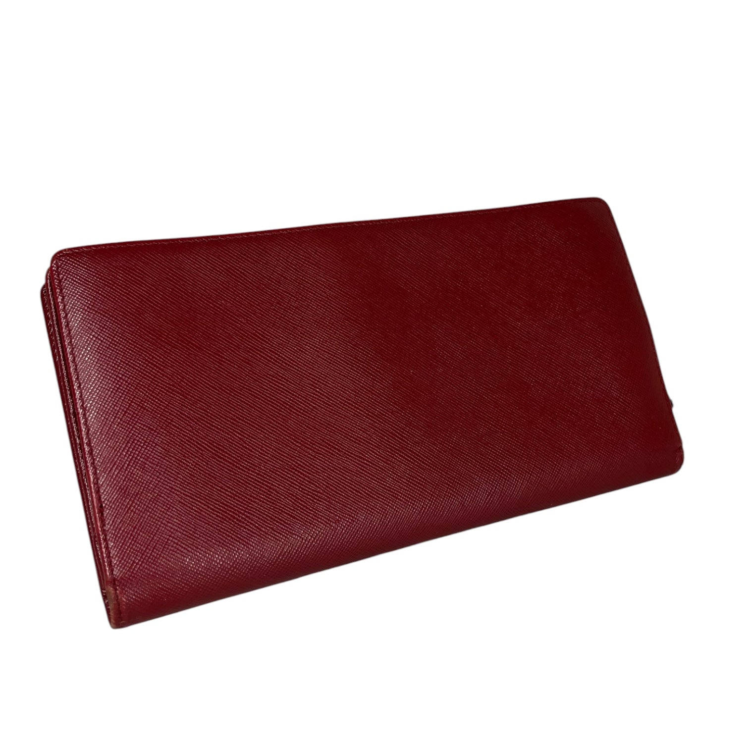PRADA/Long Wallet/RED/Saffiano view 2