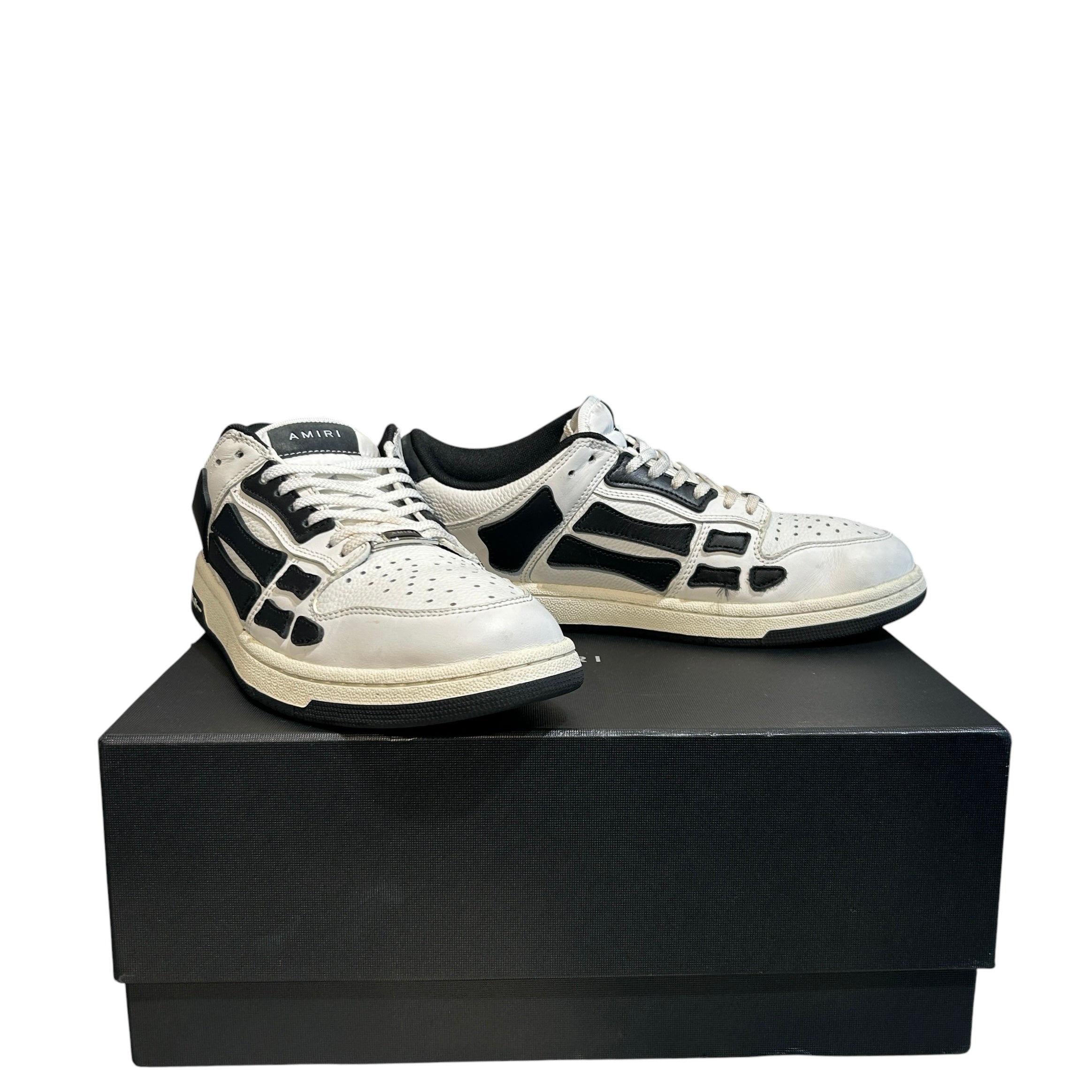 AMIRI/Low-Sneakers/US 9/Leather/WHT/skeleton view 4