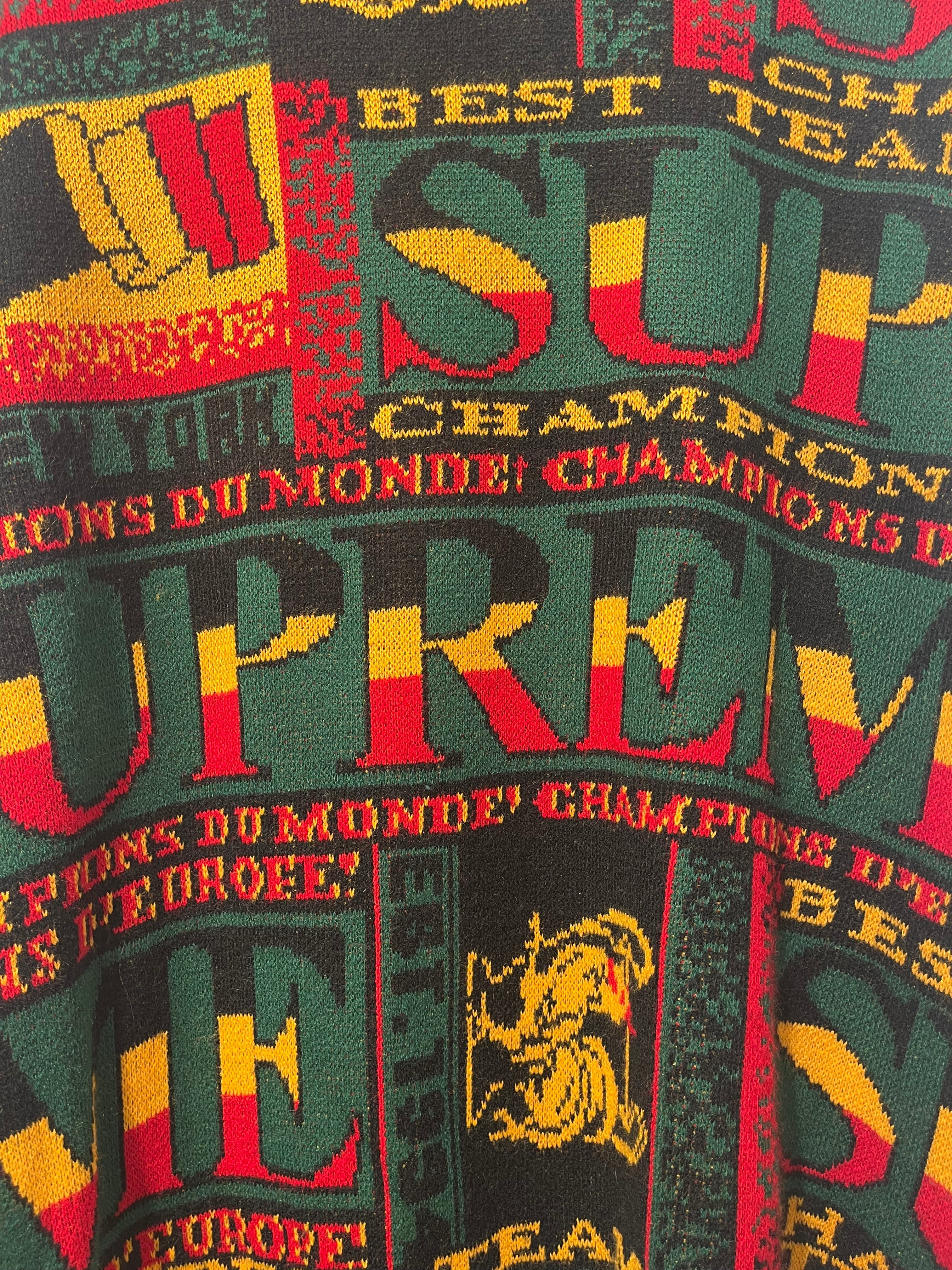 Supreme/Sweater/L/All Over Print/Wool/MLT/SCARF SWEATER SS23 view 3