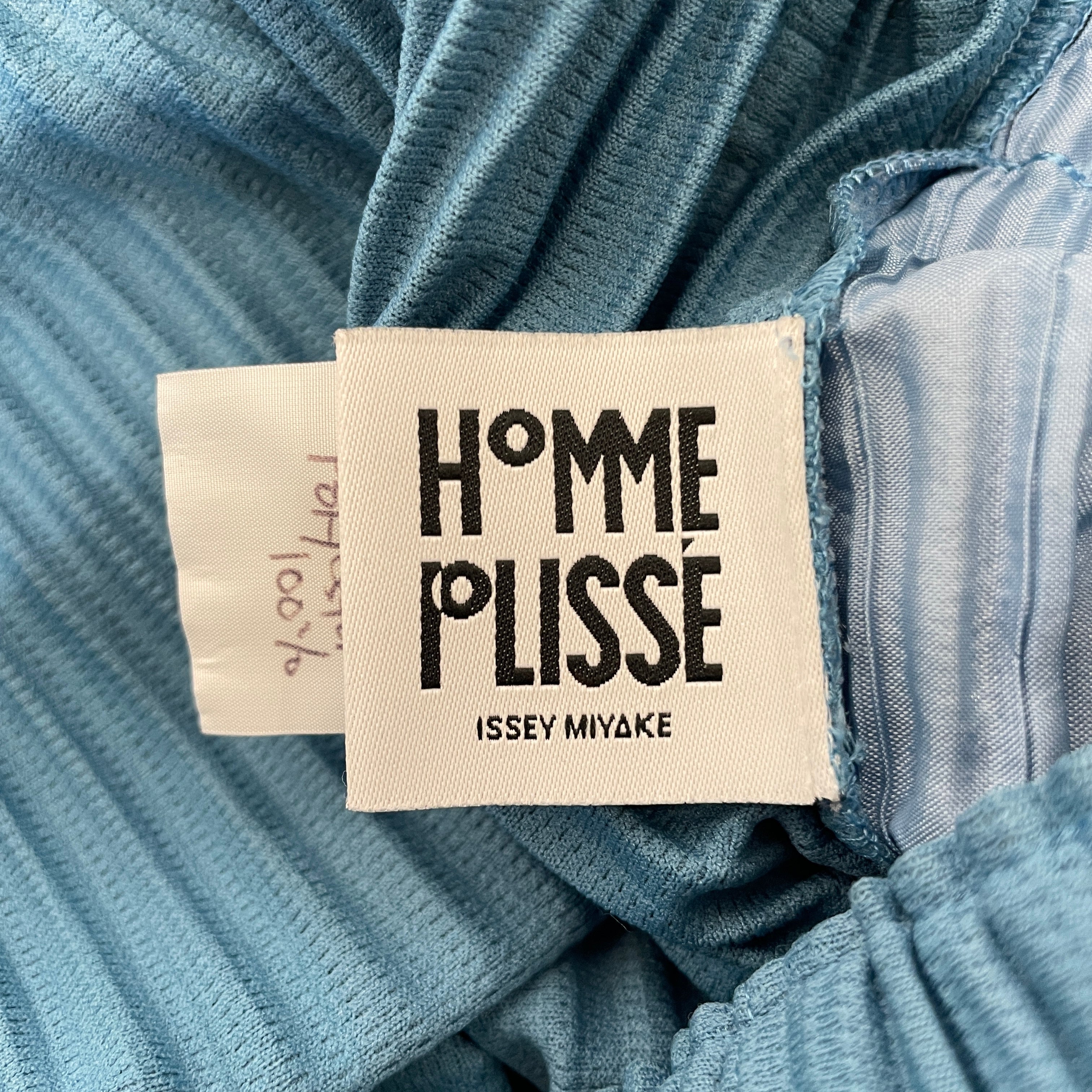 HOMME PLISSE ISSEY MIYAKE/Straight Pants/3/Polyester/BLU/ view 3