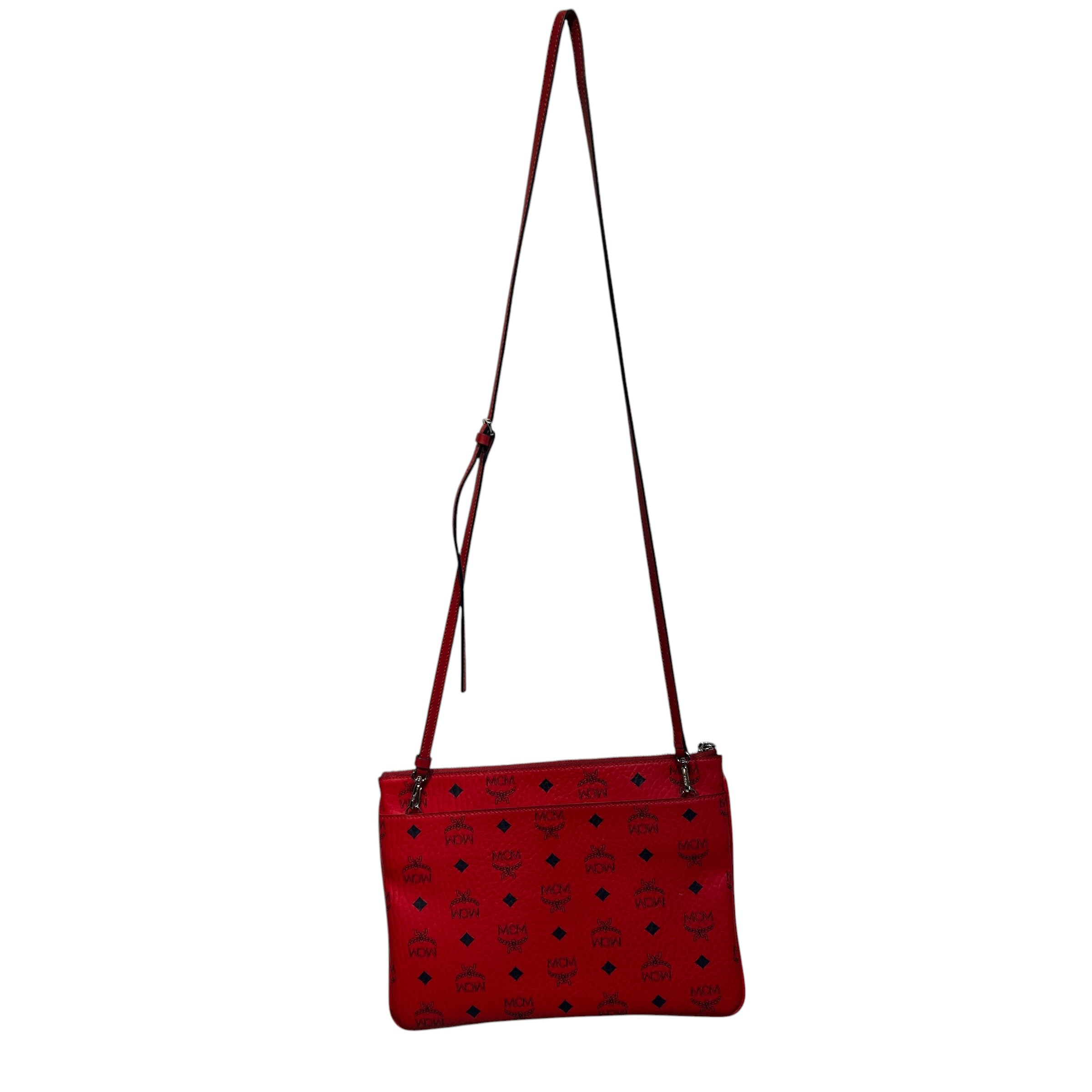 MCM/Cross Body Bag/Monogram/RED/ view 2