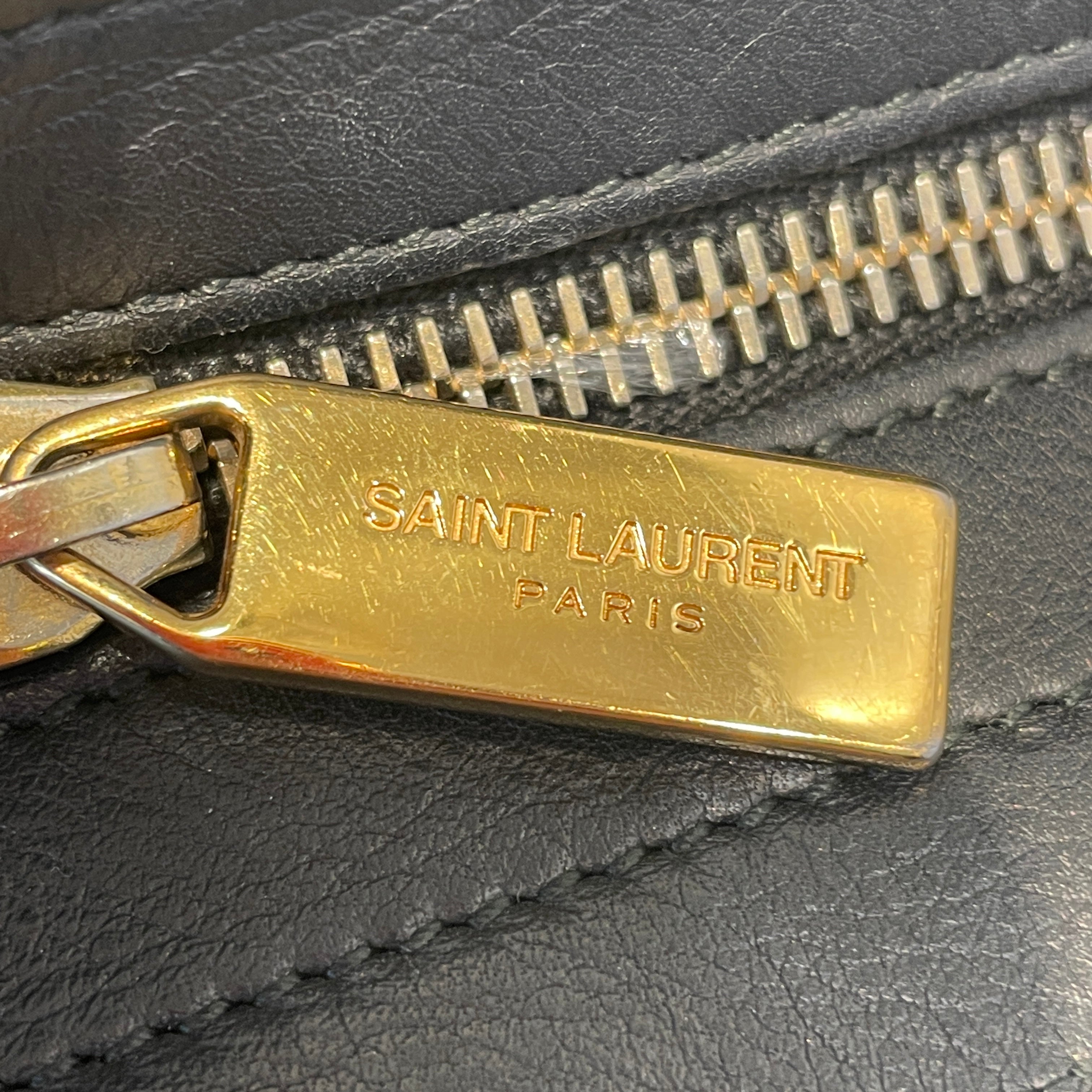 SAINT LAURENT/Hand Bag/Leather/BLK/Y Line 2 way shoulder bag view 10
