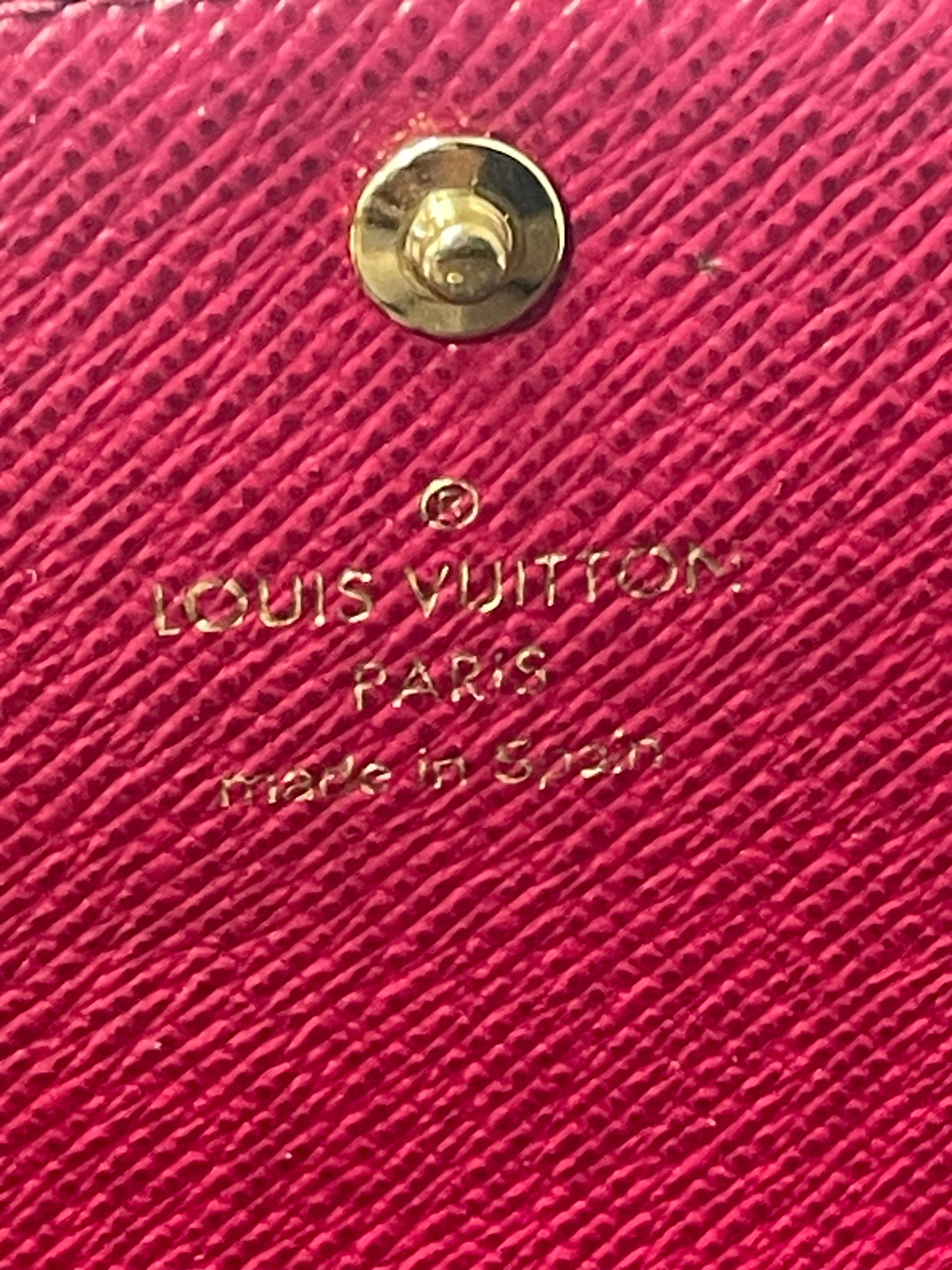 LOUIS VUITTON/Trifold Wallet/Monogram/Leather/BRW/L's/Emilie view 5