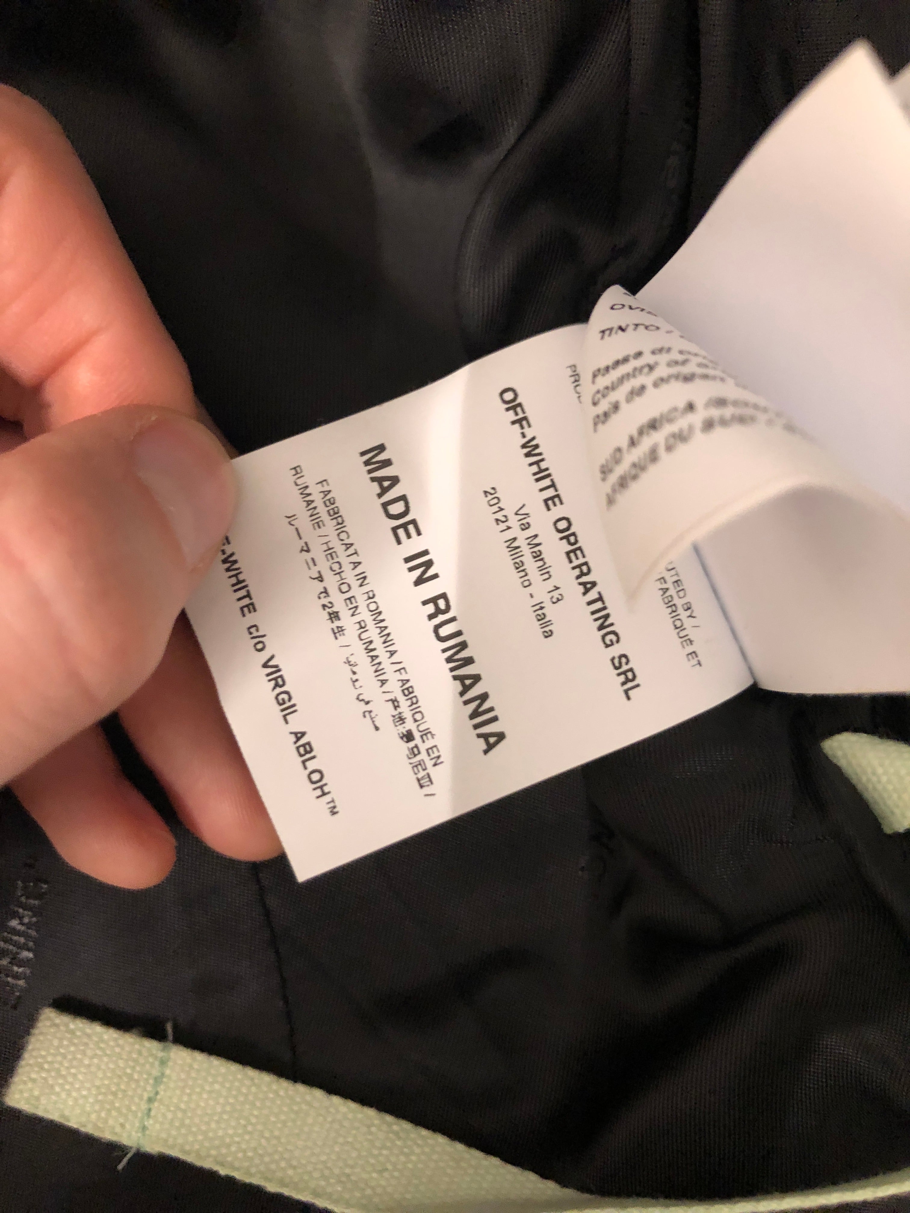 OFF-WHITE/Leather Jkt/M/Leather/BLK/Off-White O Ring Zippers view 10