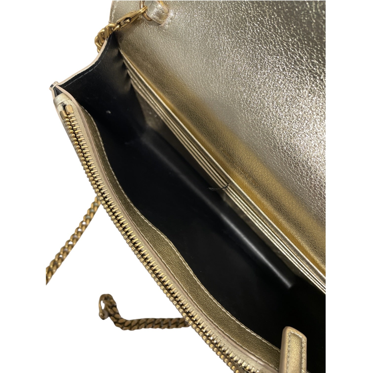 YVES SAINT LAURENT/Cross Body Bag/GLD/Envelope w/ Chain Strap view 6