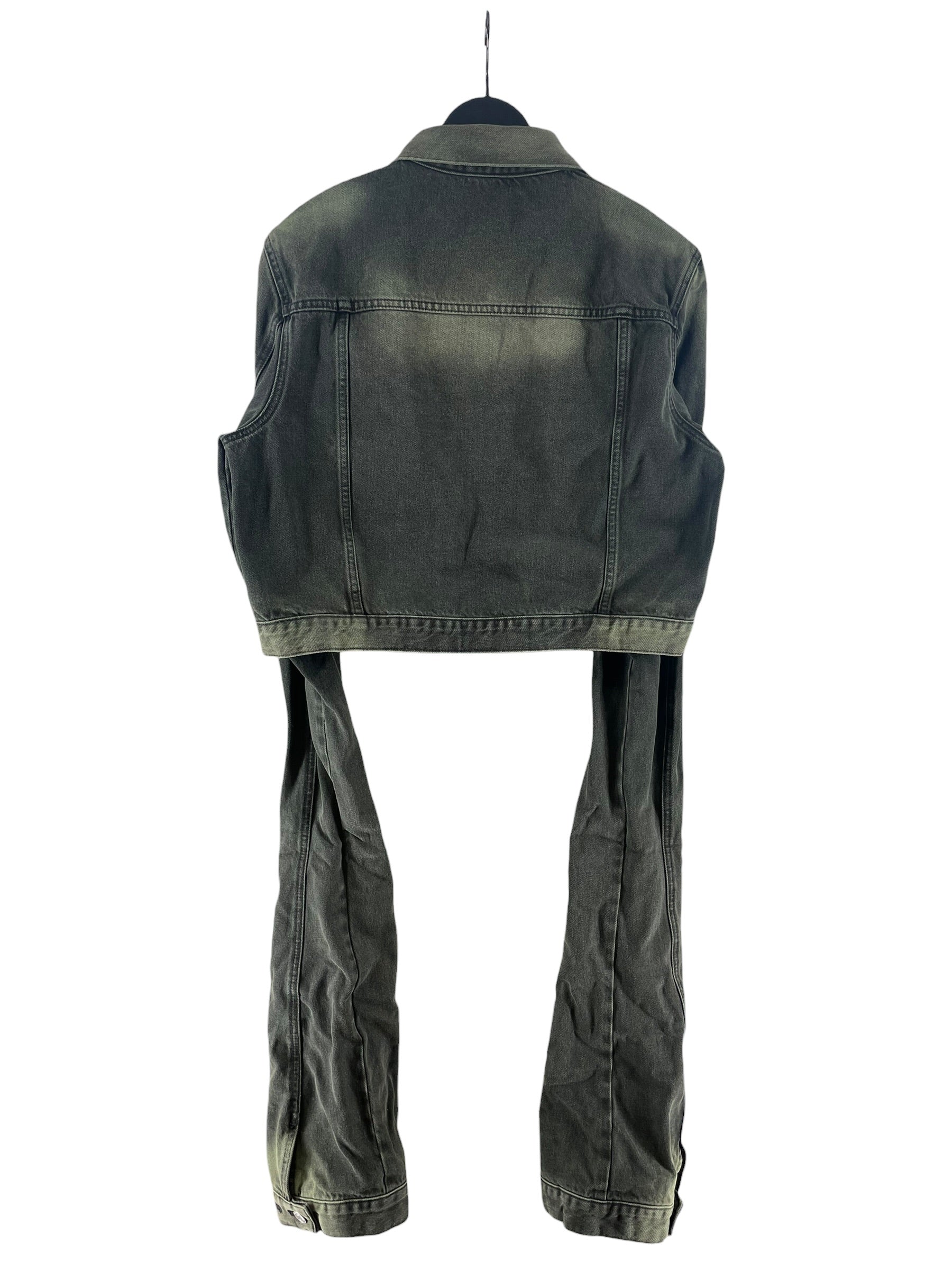 Y/PROJECT/MARC JACOBS/Denim Jkt/XL/Denim/GRN/CA 406334 LONG ARMS view 4