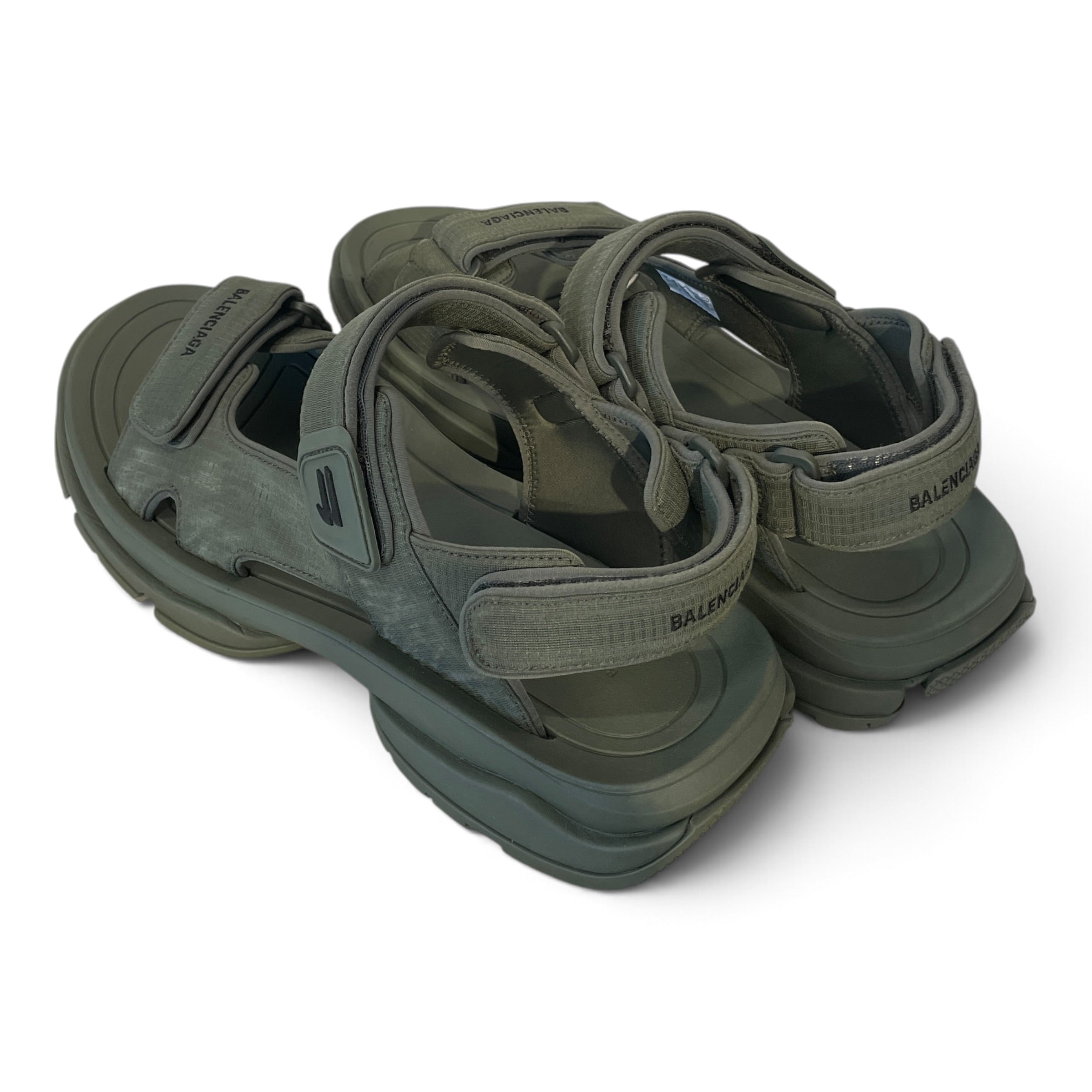 BALENCIAGA/Sandals/EU 46/GRN/TOURIST SANDAL view 2