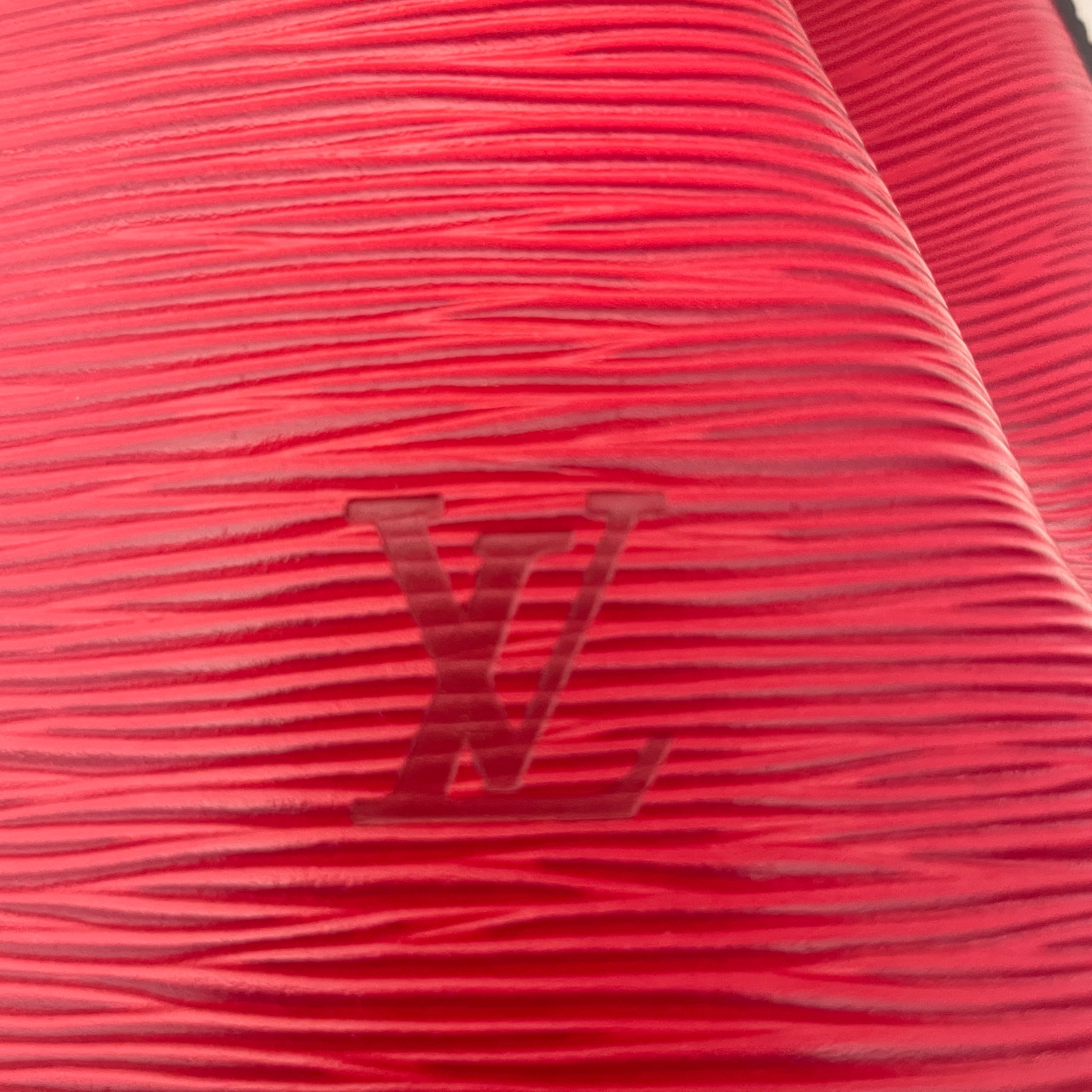 LOUIS VUITTON/Bag/Leather/RED/Petit Noe Epi Drawstring view 4