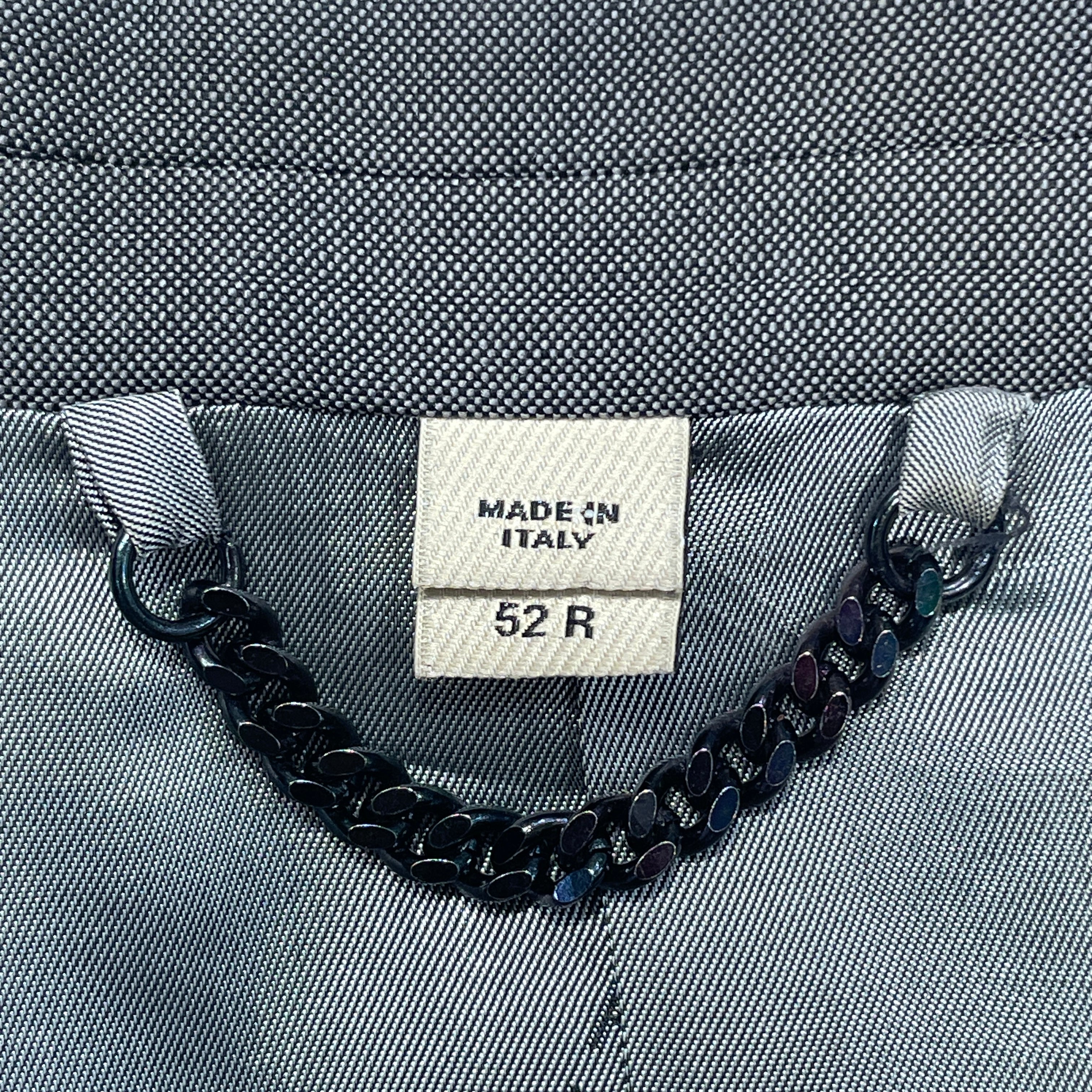 BURBERRY LONDON/Jacket/52/Cotton/GRY/Blazer Suit Jacket view 4