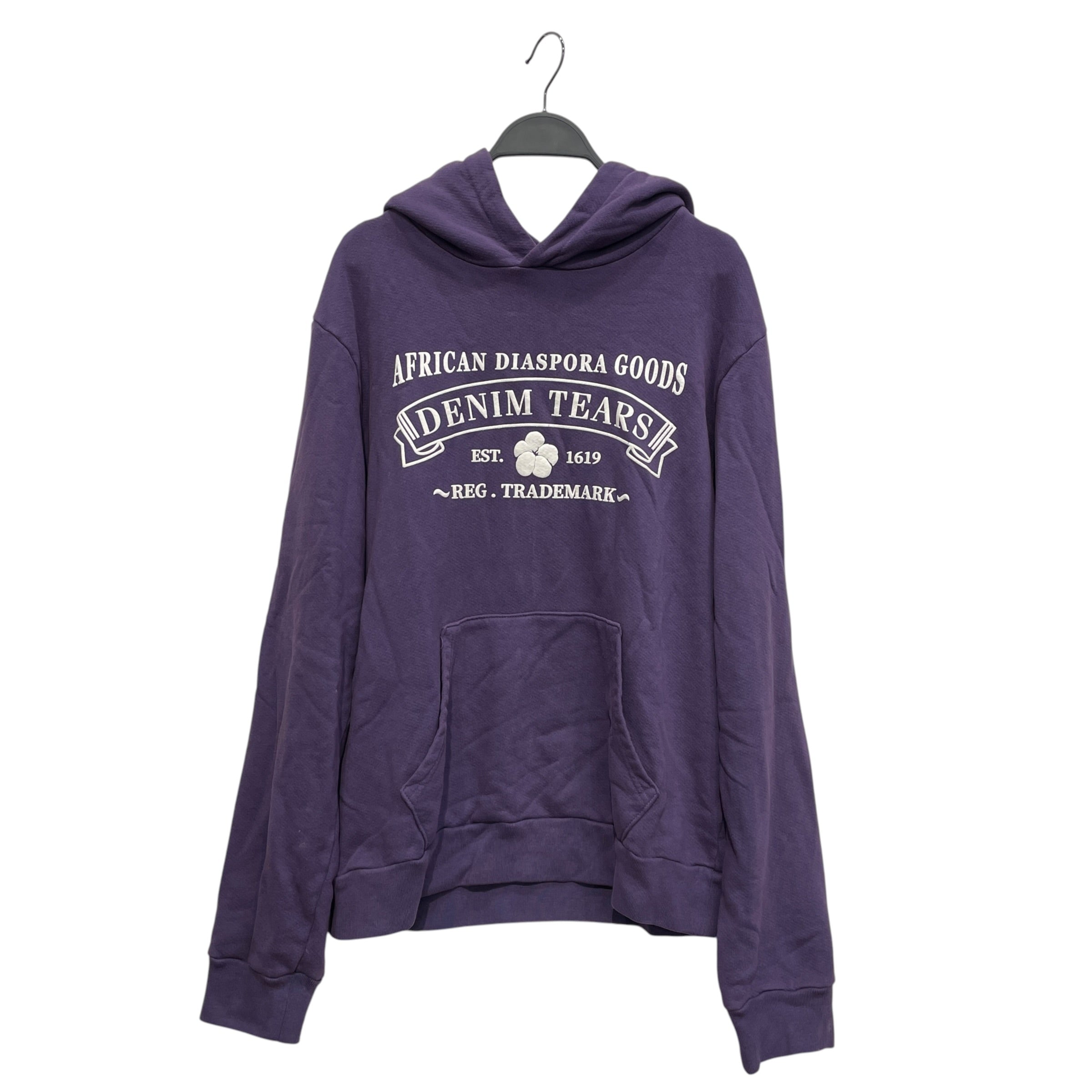 DENIM TEARS/Hoodie/M/Graphic/Cotton/PPL/ view 1