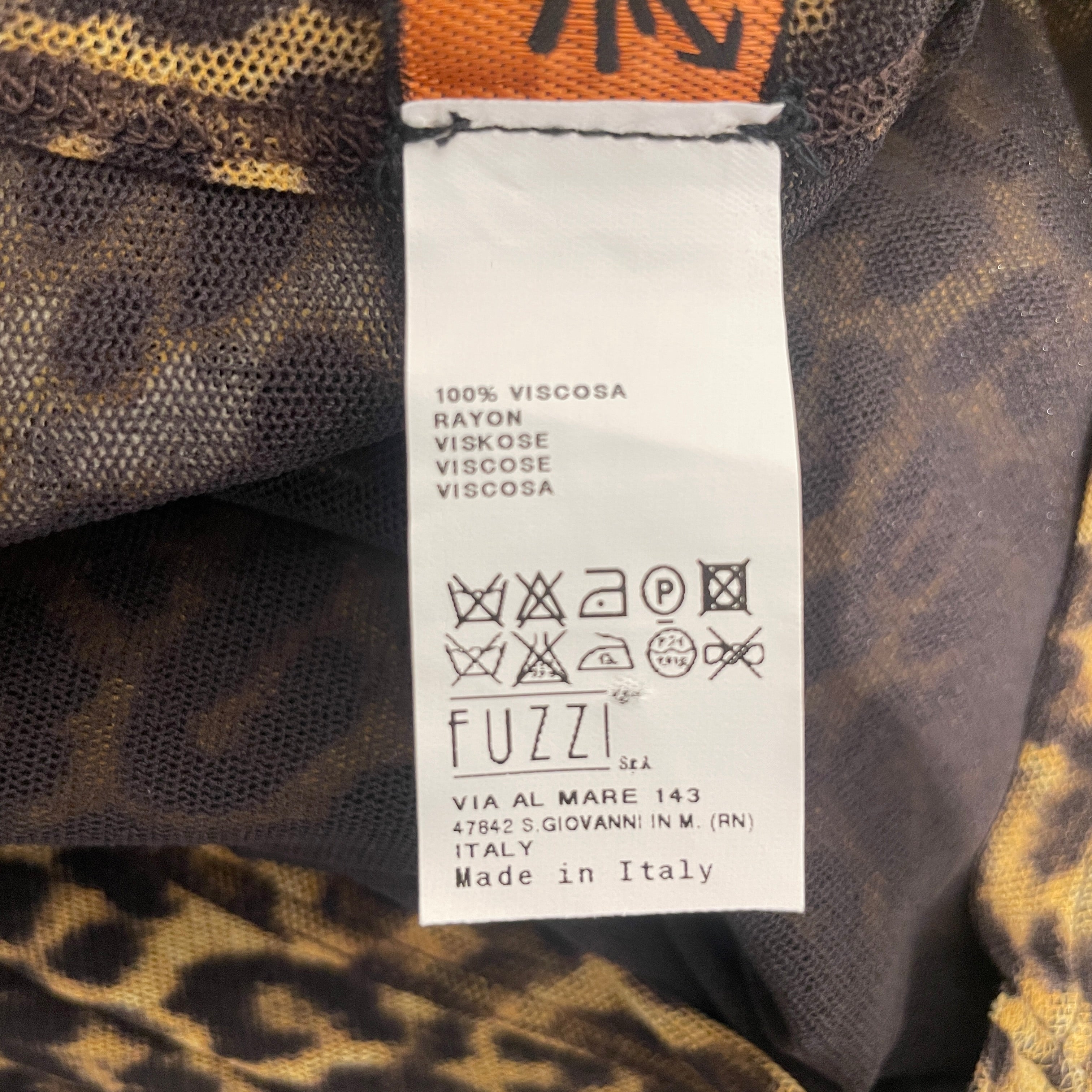 Jean Paul Gaultier/SS Blouse/S/Leopard/Rayon/BLK/FLORAL LEOPARD view 4