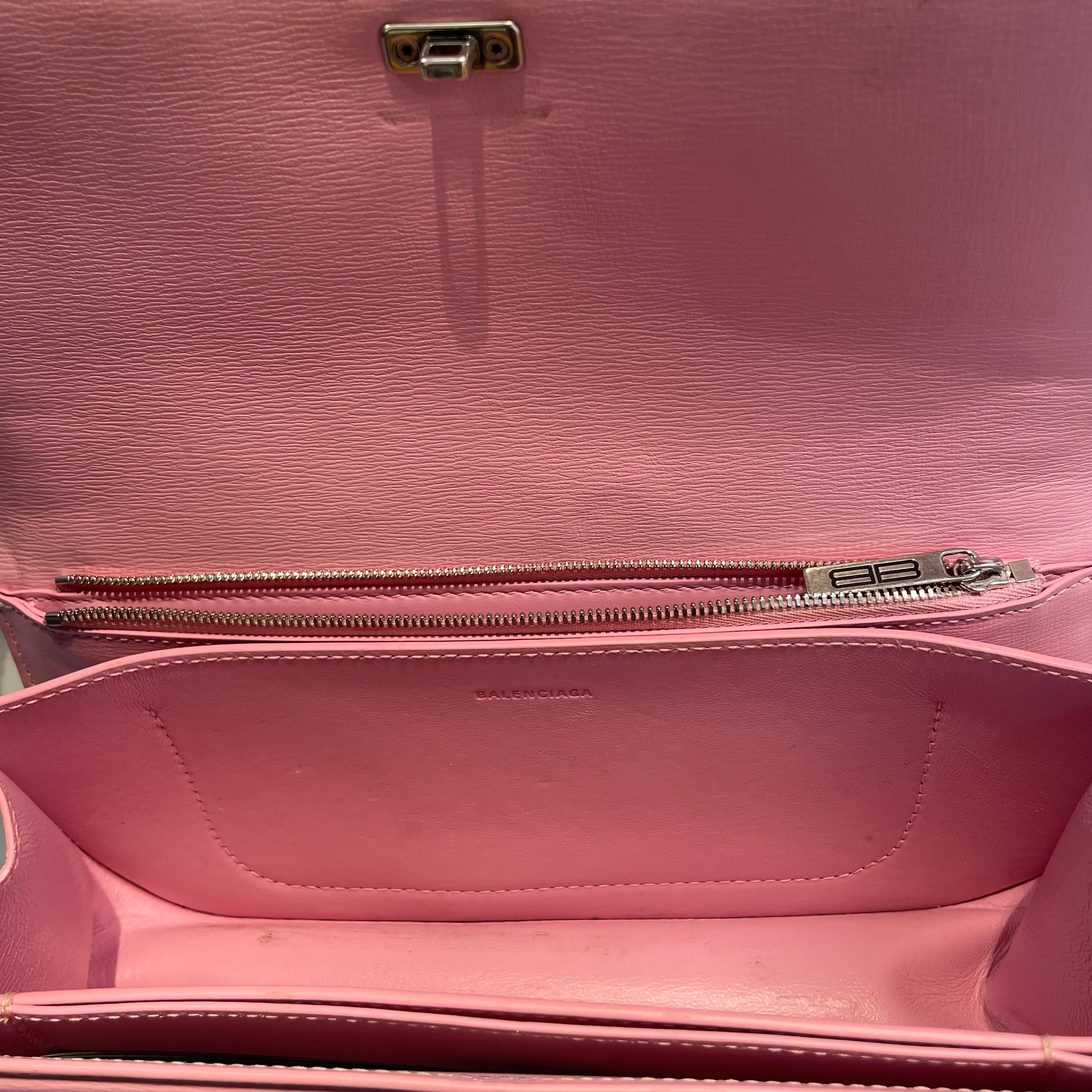 BALENCIAGA/Hand Bag/Leather/PNK/GOSSIP BB PINK BAG view 4