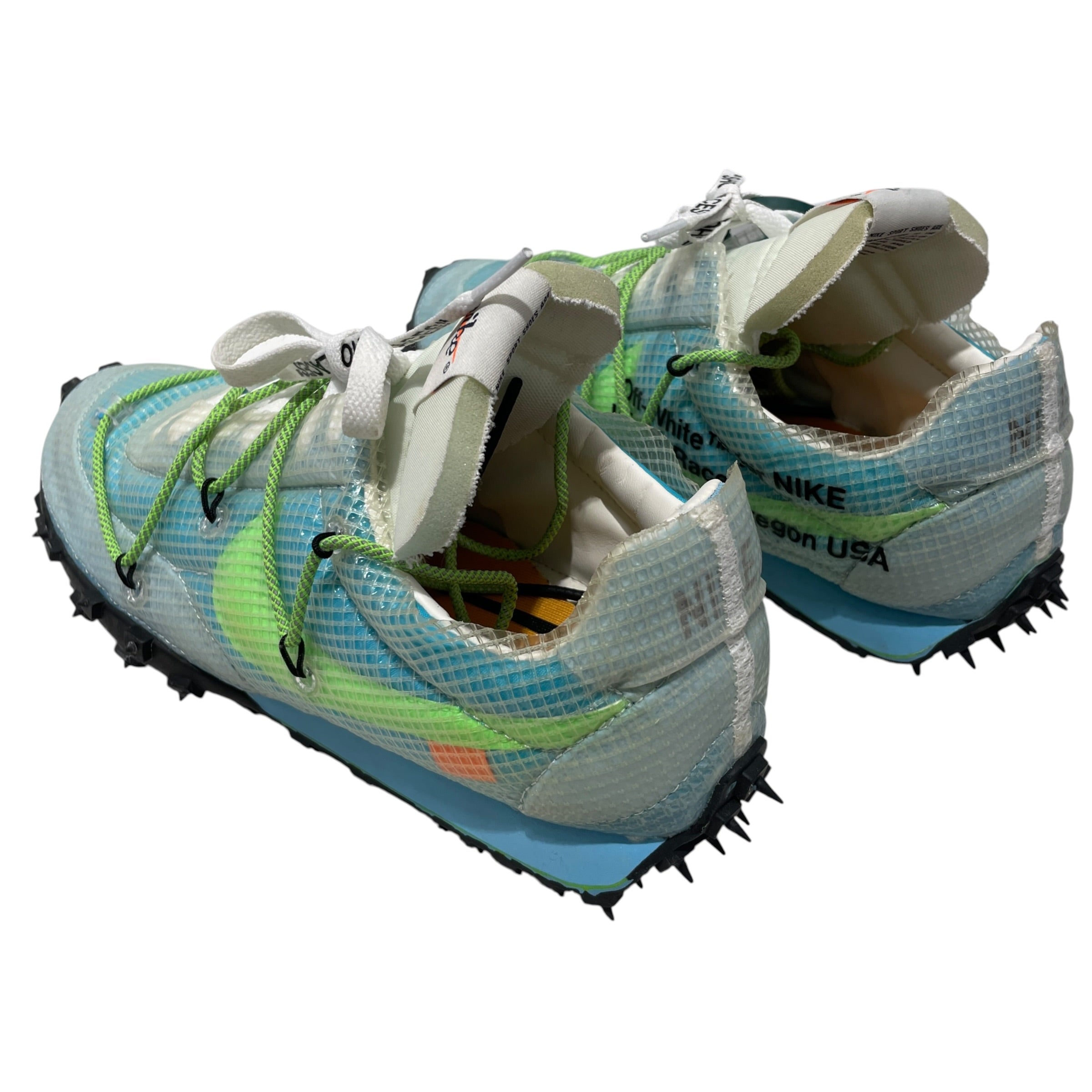 NIKE/OFF-WHITE/Low-Sneakers/US 11.5/Acrylic/BLU/NIKE X OFF WHITE WAFFLE RACER view 2