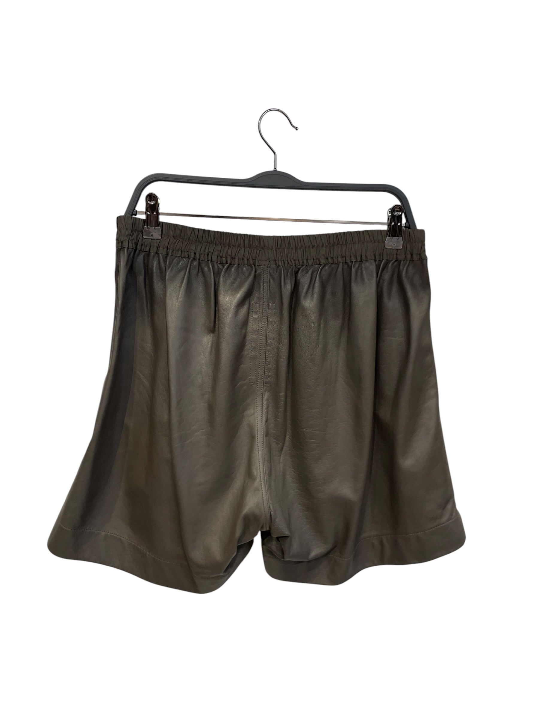 Rick Owens/Shorts/38/Leather/GRY/ view 2
