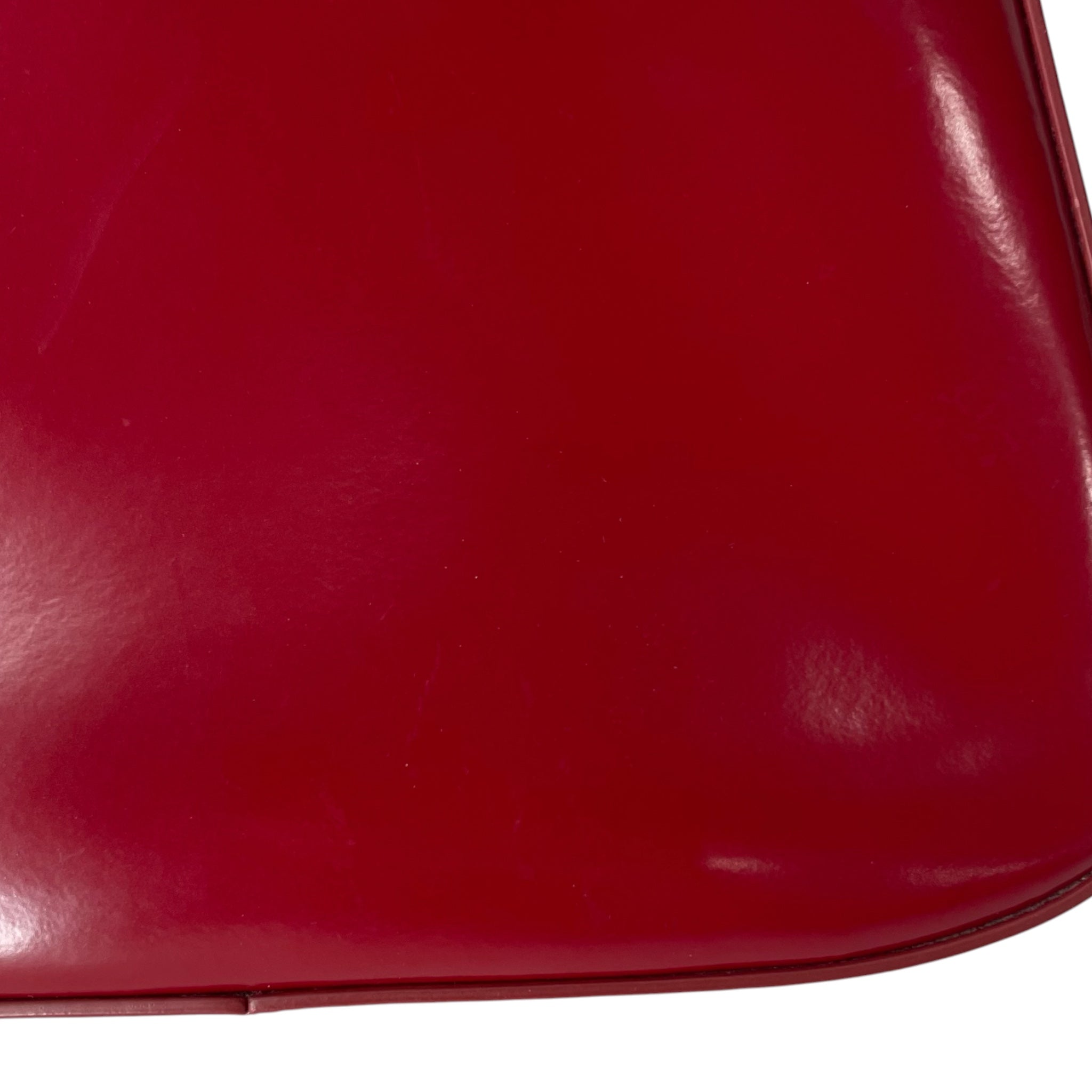 COURREGES/Hand Bag/Leather/RED/SLEEK SHINY view 8