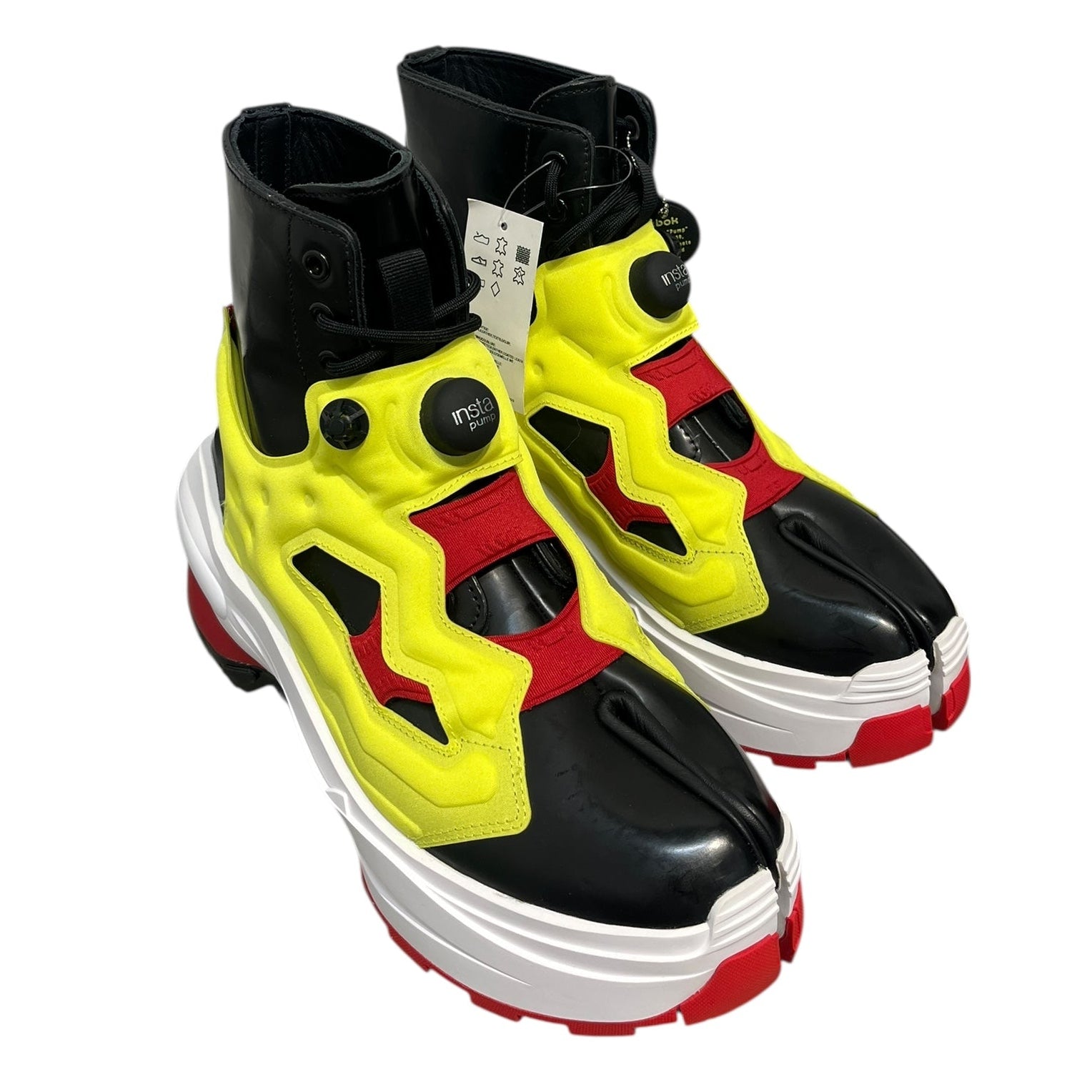 Maison Margiela/Reebok/Hi-Sneakers/US 10/Leather/BLK/COLLAB PUMP FURY view 1