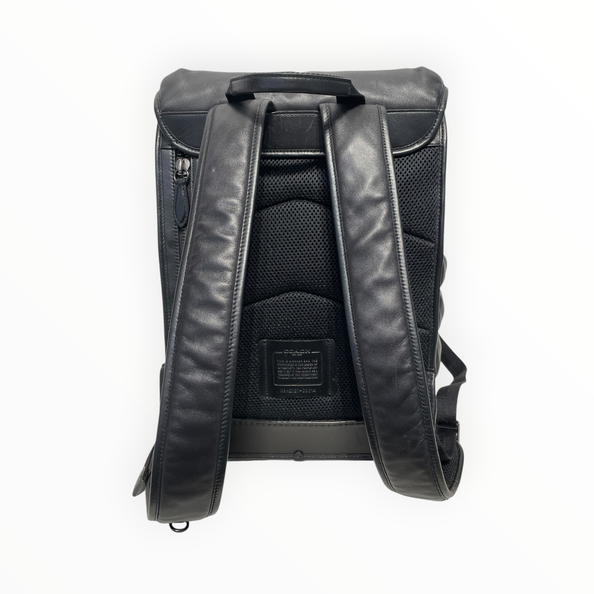 COACH/Backpack/Leather/BLK/padded backpack view 3