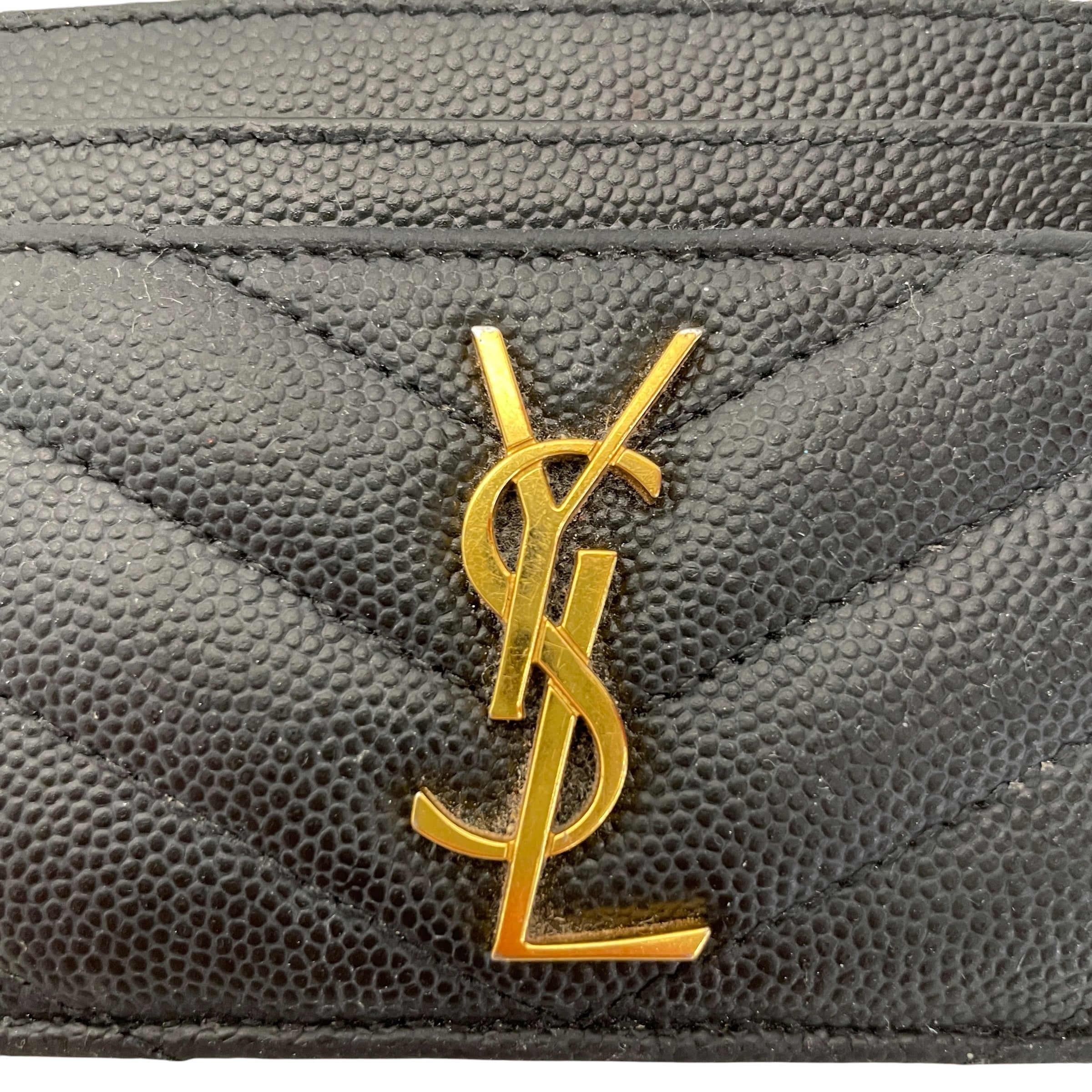 SAINT LAURENT/Wallet/Leather/BLK/M's/ view 3