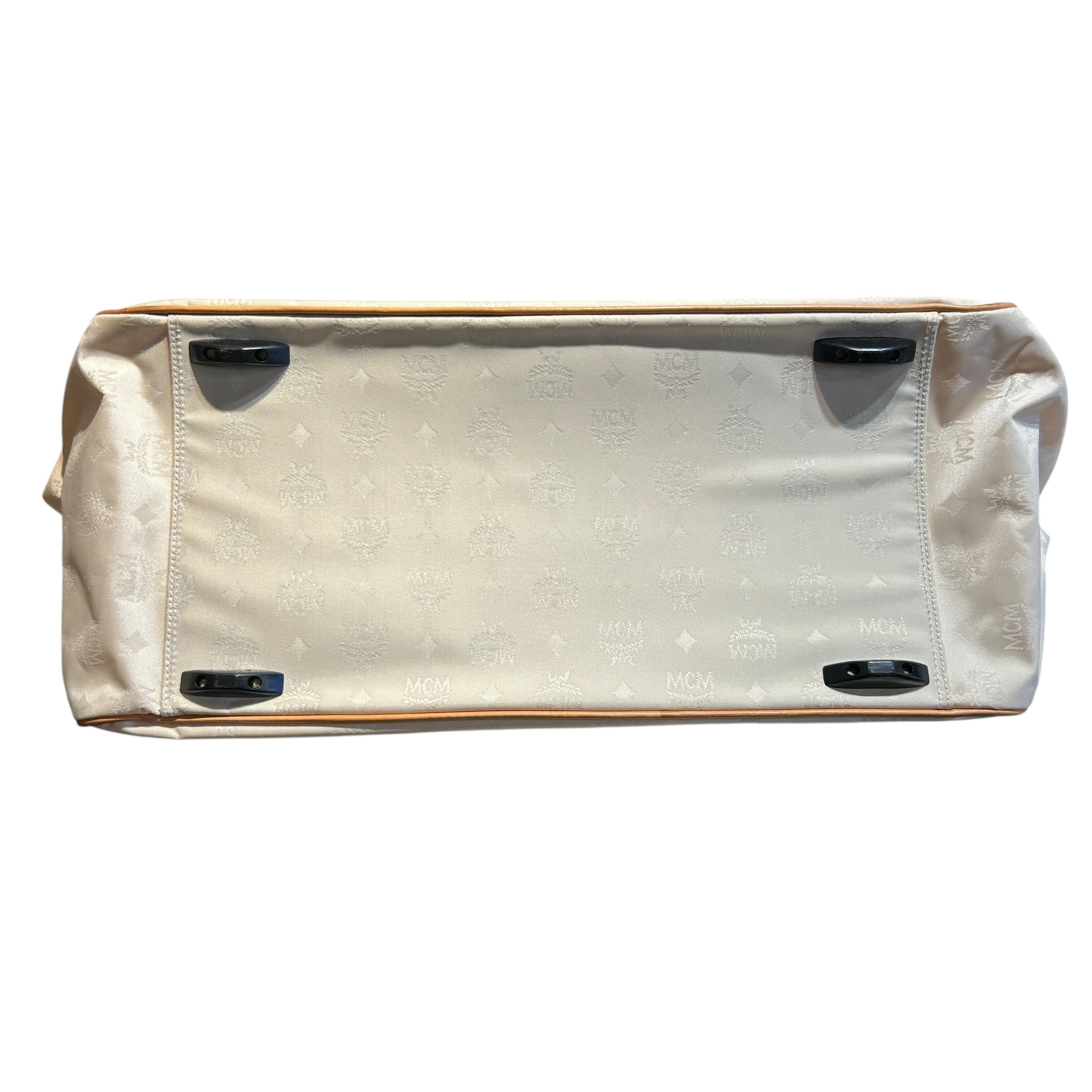 MCM/Luggage/Monogram/Nylon/CRM/Canvas Monogram Travel Bag view 3