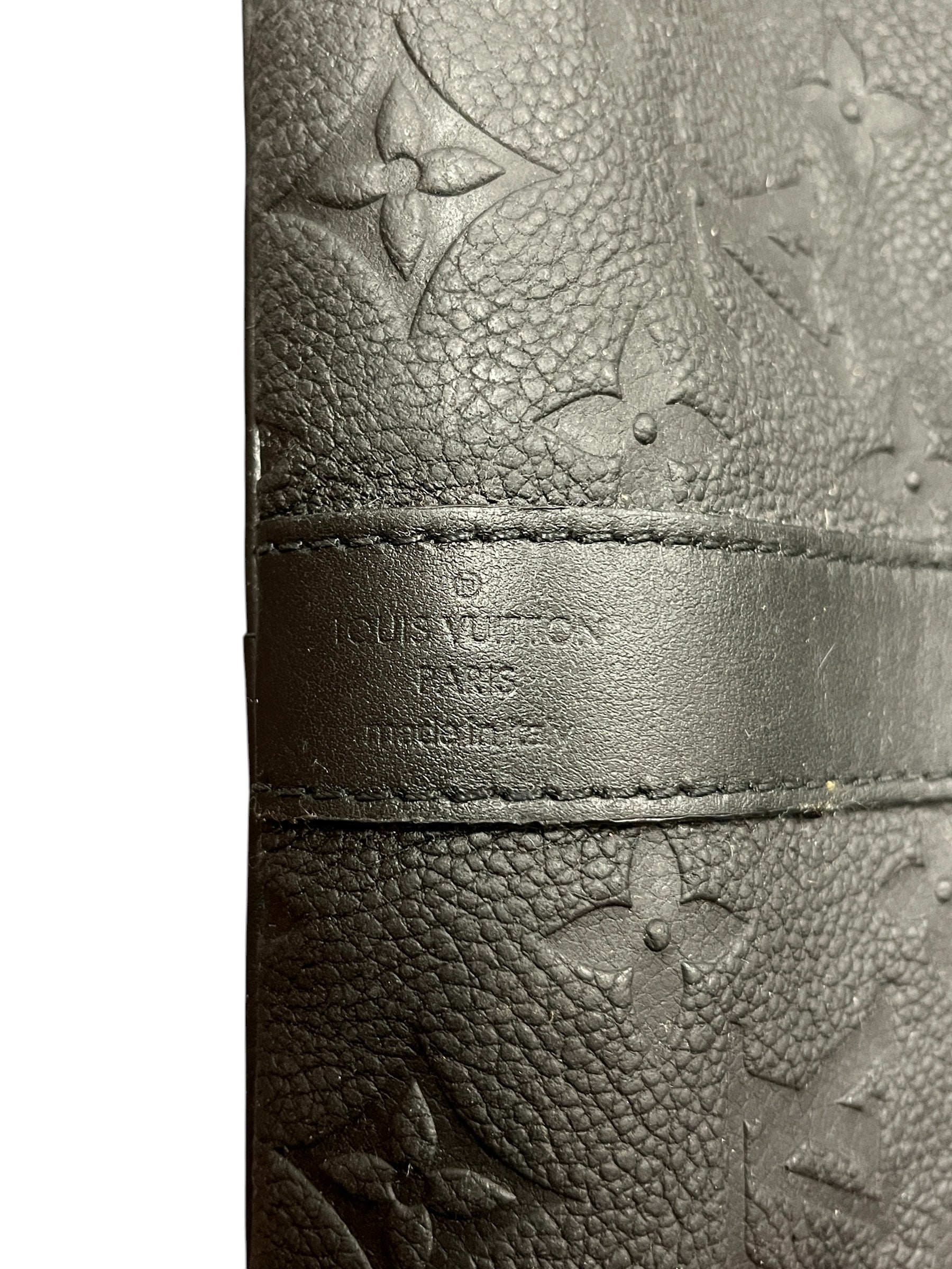 LOUIS VUITTON/Luggage/Monogram/Leather/BLK/Keepall Bandouliere 45 view 5