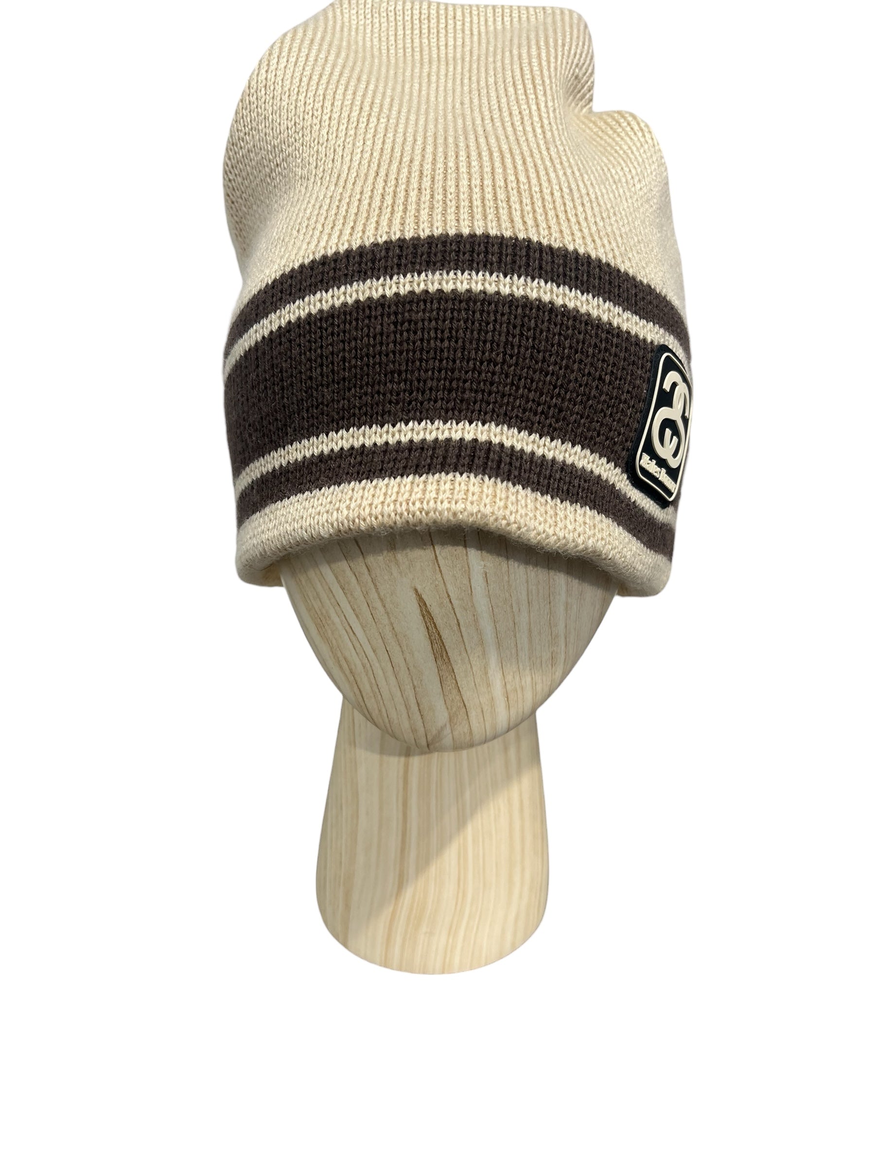STUSSY/WALES BONNER/Beanie/Stripe/Cotton/CRM/TRAPEZOID BEANIE COLLAB view 1