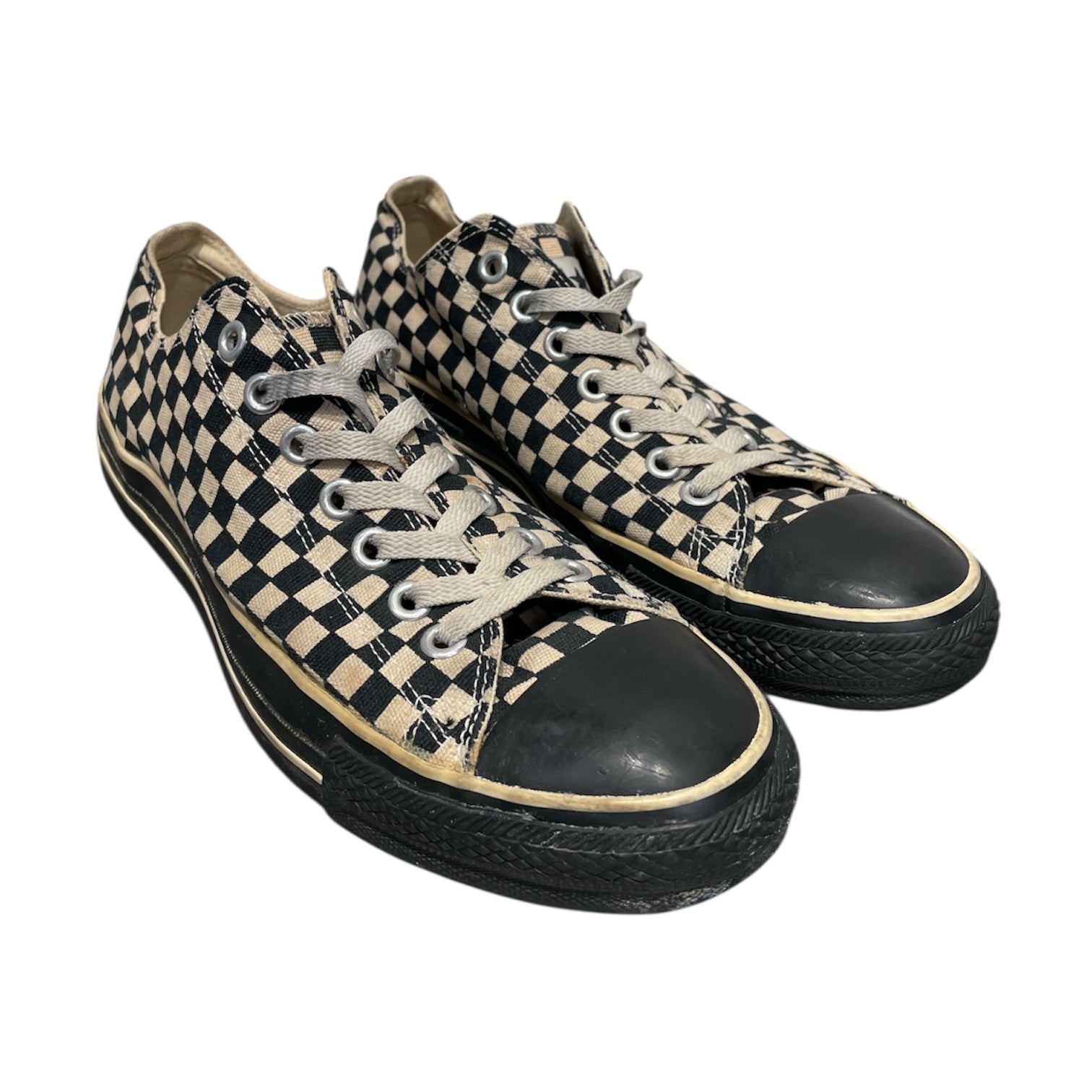 CONVERSE/Low-Sneakers/US 10/Cotton/BLK/Chuck Taylor Checkered Low view 1