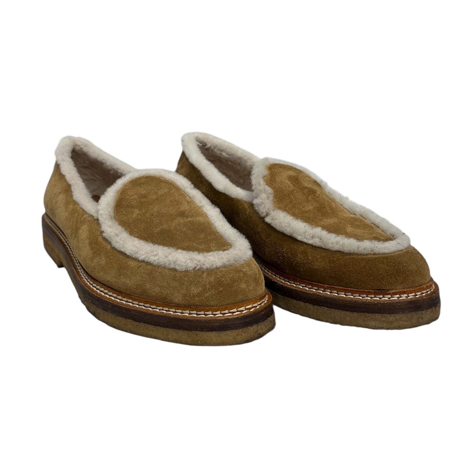 Jacques Soloviere/Loafers/EU 40/Suede/CML/SUEDE SHEARLING CREPE SOLE LOA view 1
