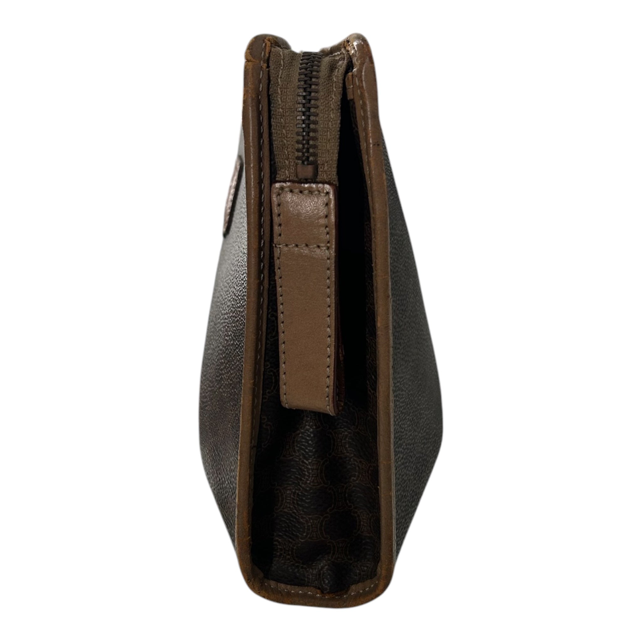 CELINE/Clutch Bag/Monogram/Leather/CML/2 POCKET CLUTCH view 3