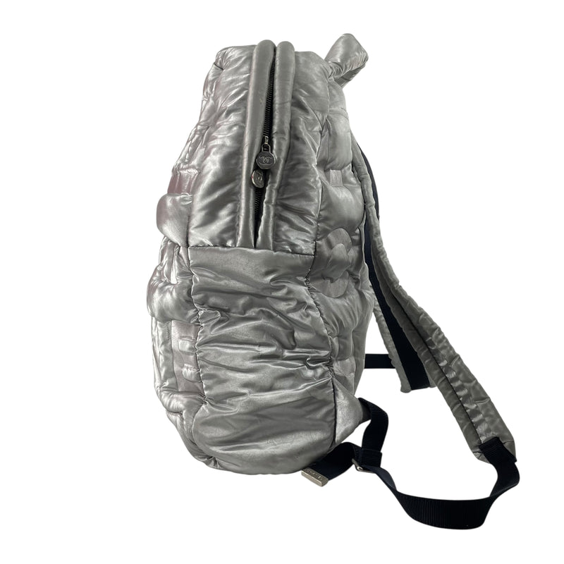 CHANEL/Backpack/Nylon/SLV/DOUDOUNE PUFFY