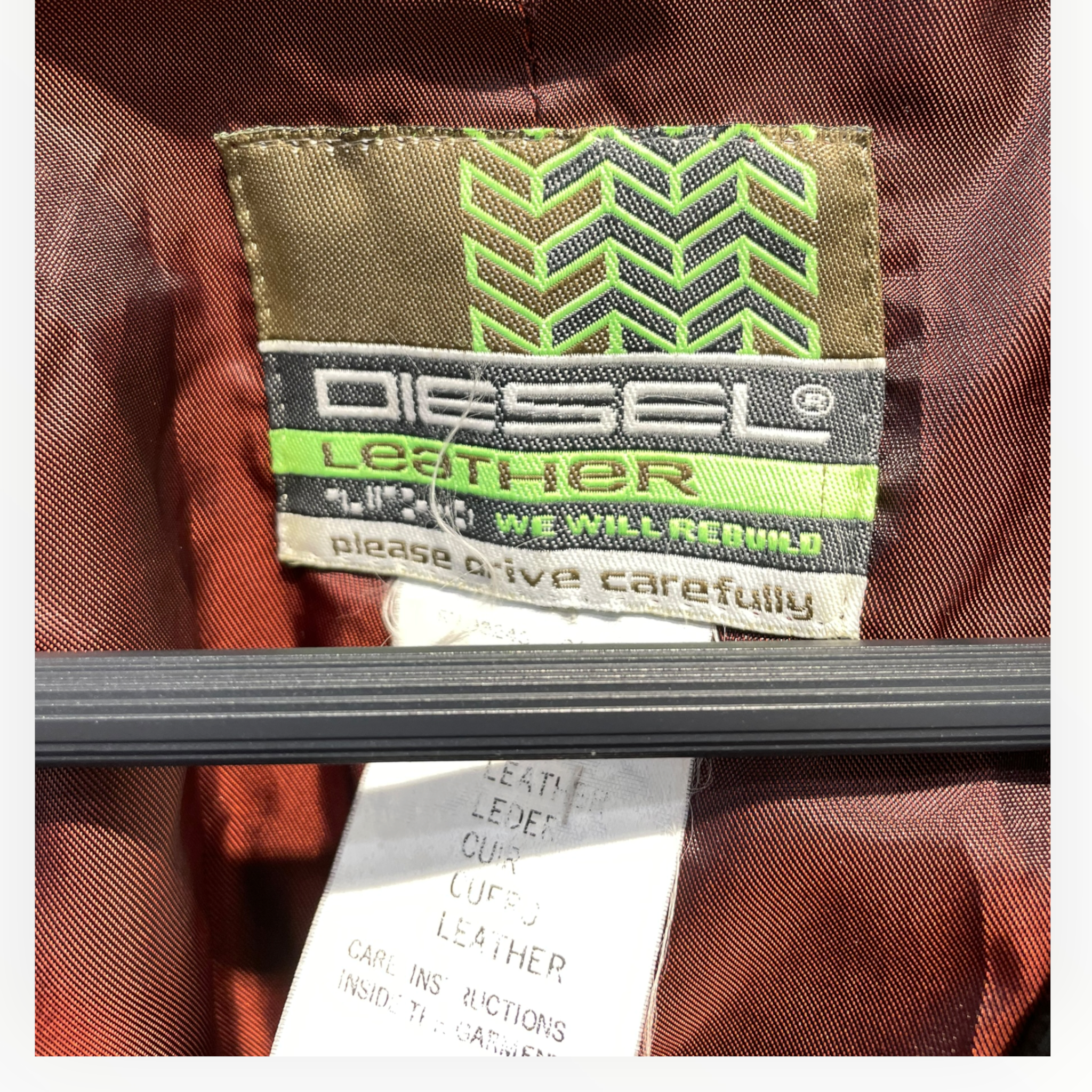 DIESEL/Leather Jkt/FREE/Leather/BLK/vintage 06-271-6112 view 3