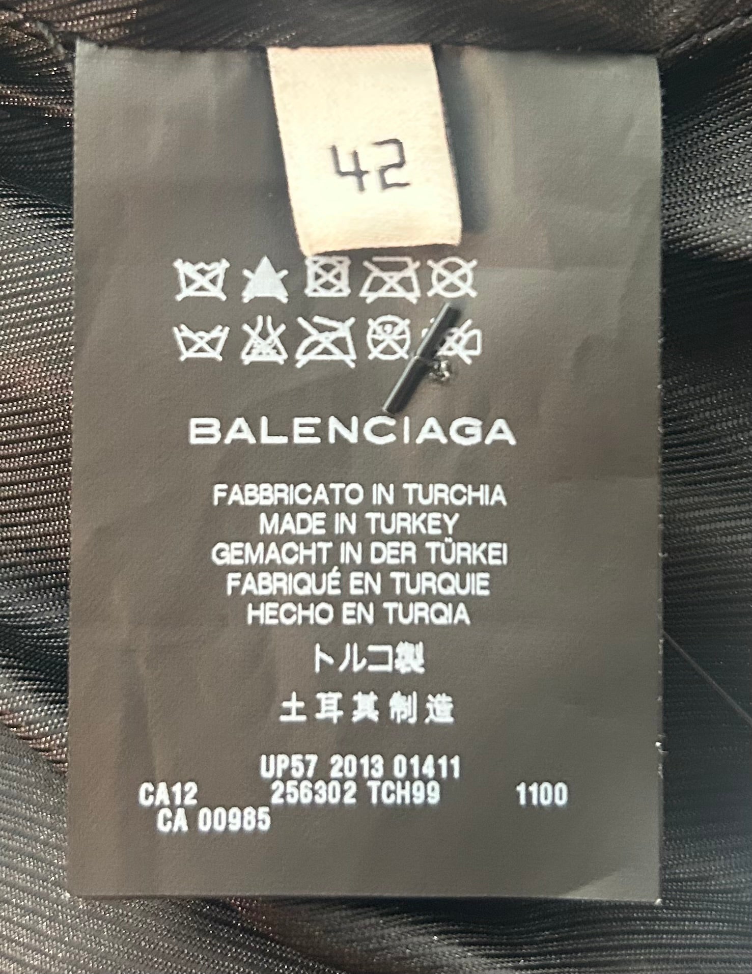 BALENCIAGA/Leather Jkt/42/Leather/CRM/up57 2013 01411 view 4