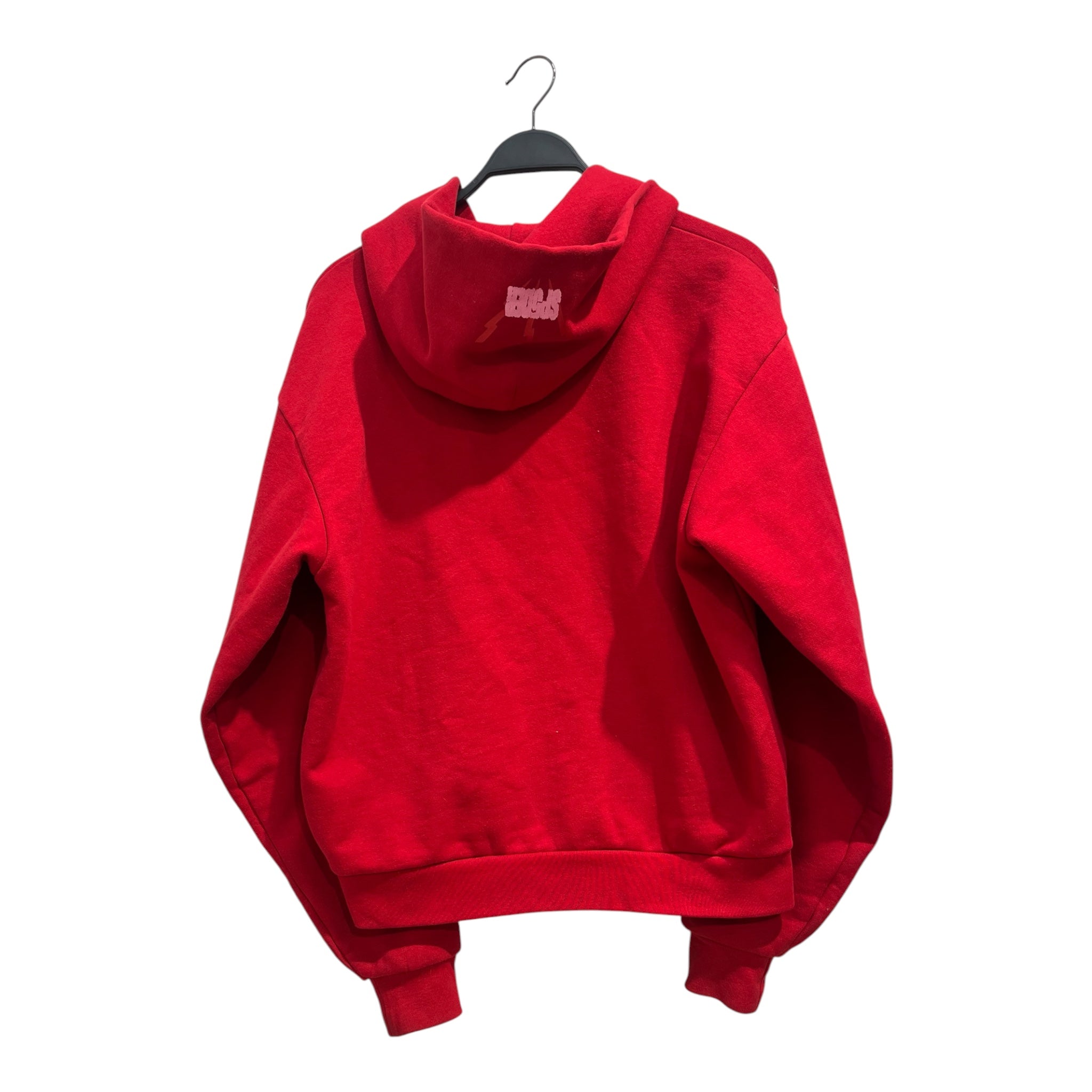 Sp5der/Zip Up Hoodie/M/Graphic/Cotton/RED/555 555 PUFF PRINT HOODIE view 2