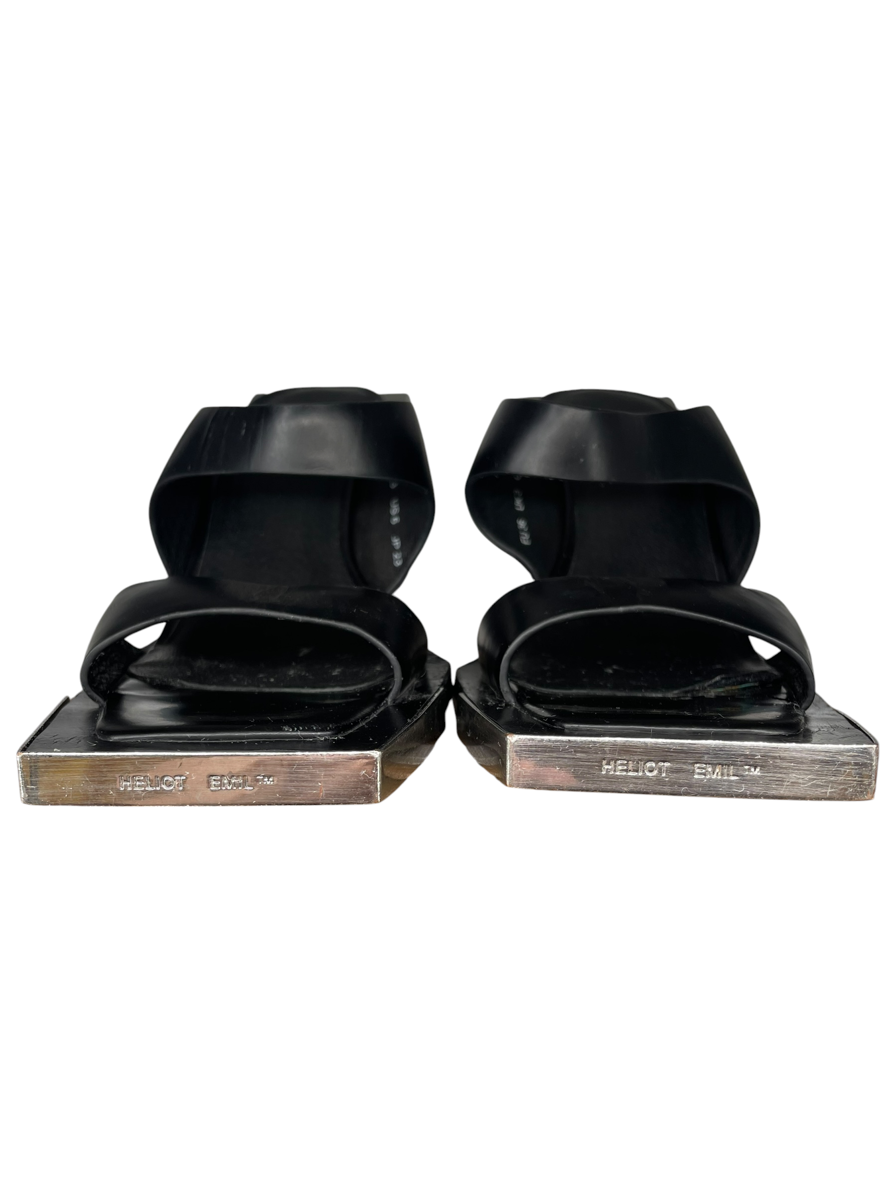 HELIOT EMIL/Heels/EU 36/Leather/BLK/CALF LEATHER SANDEL view 4