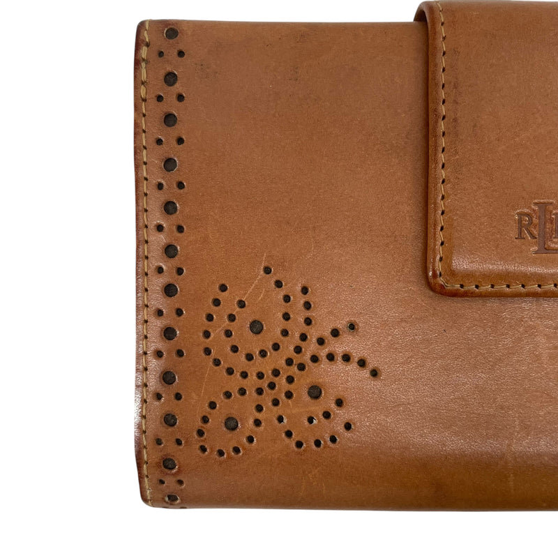 RALPH LAUREN/Wallet/Leather/CML/BUTTON SNAP