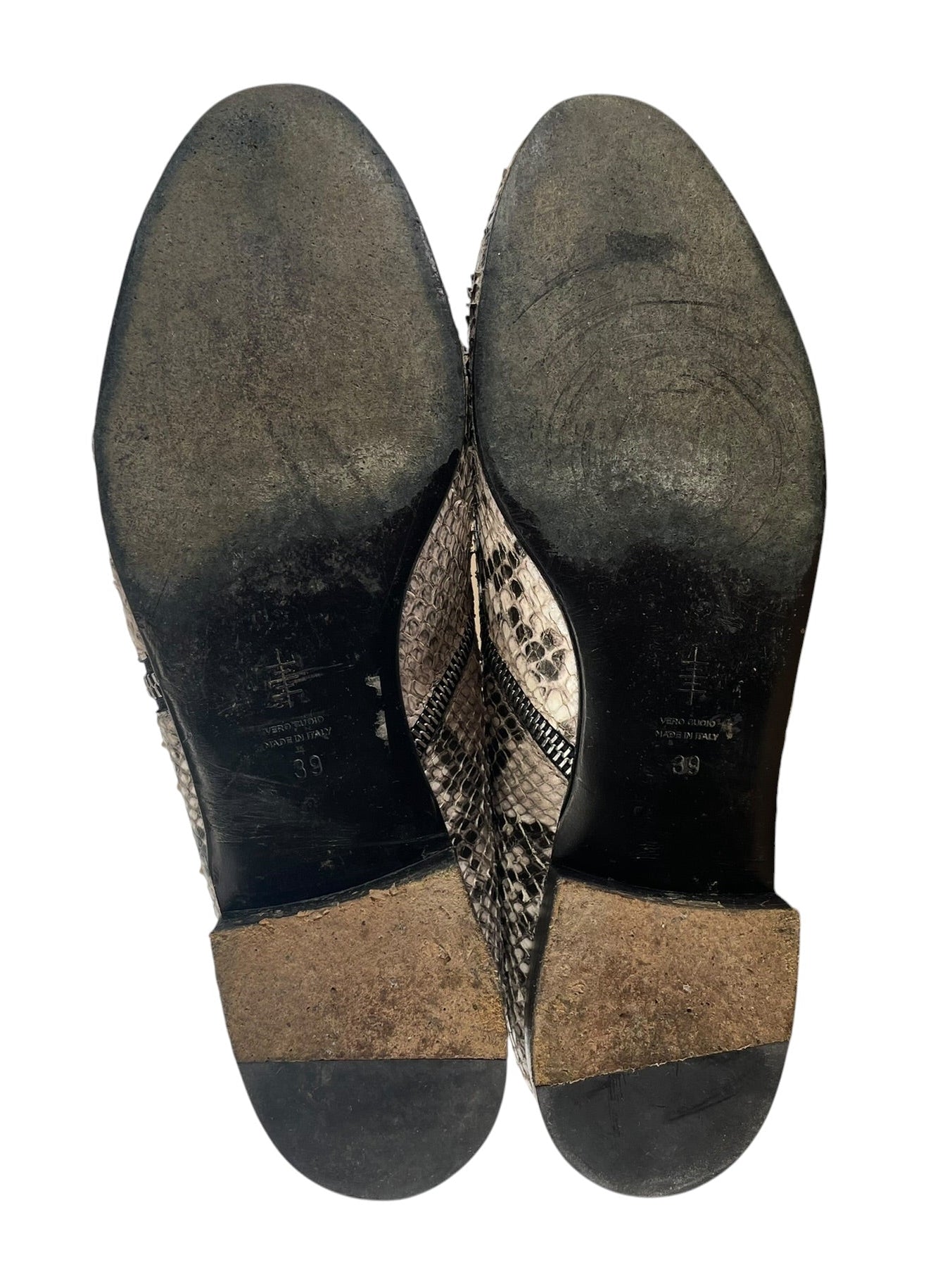 ALUMNAE/Boots/EU 39/Animal Pattern/Leather/CRM/SNAKESKIN ALL OVER ZIP view 5