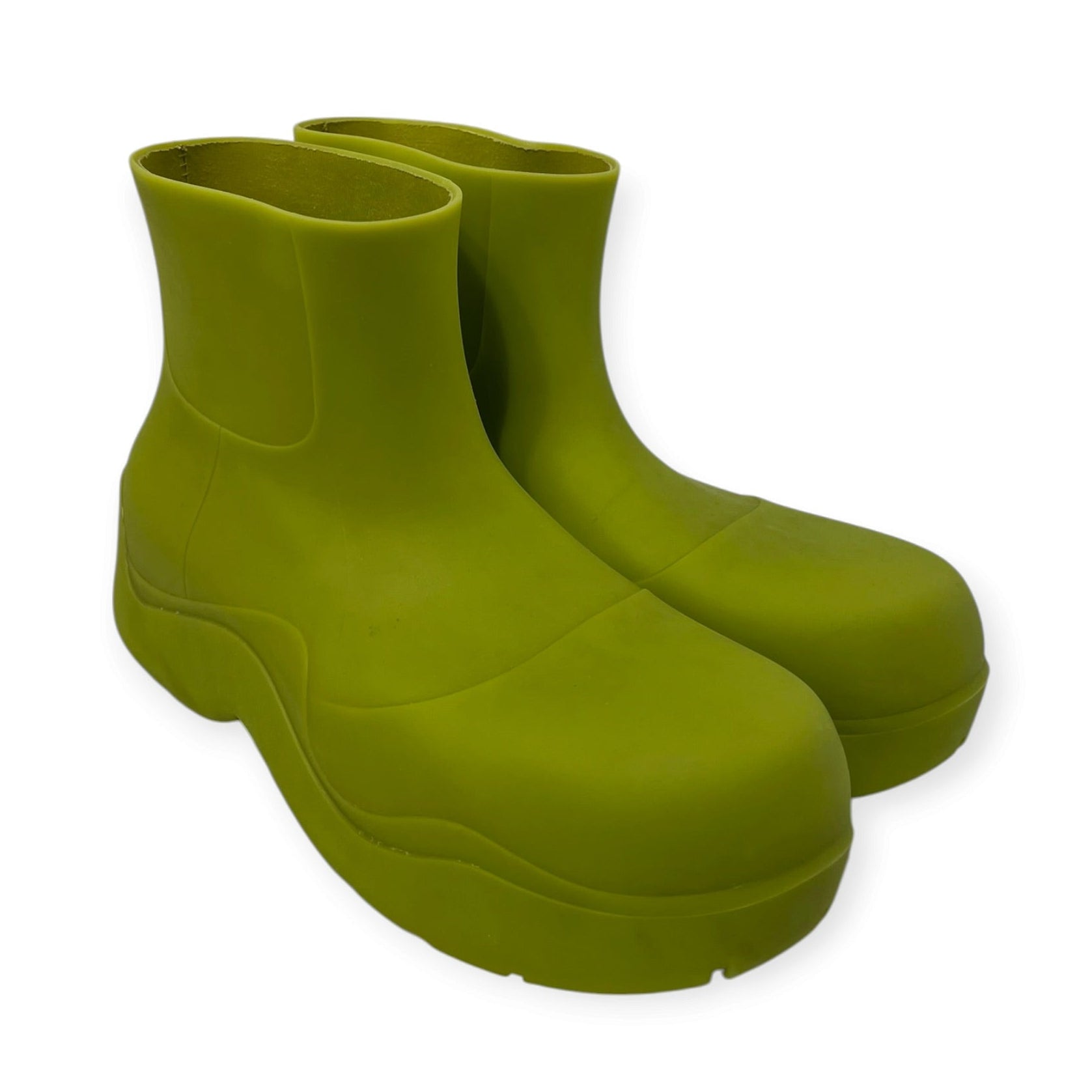 BOTTEGA VENETA/Rain Boots/EU 41/GRN/Side Gore/BOTTEGA VENTA PUDDLE BOOTS view 1