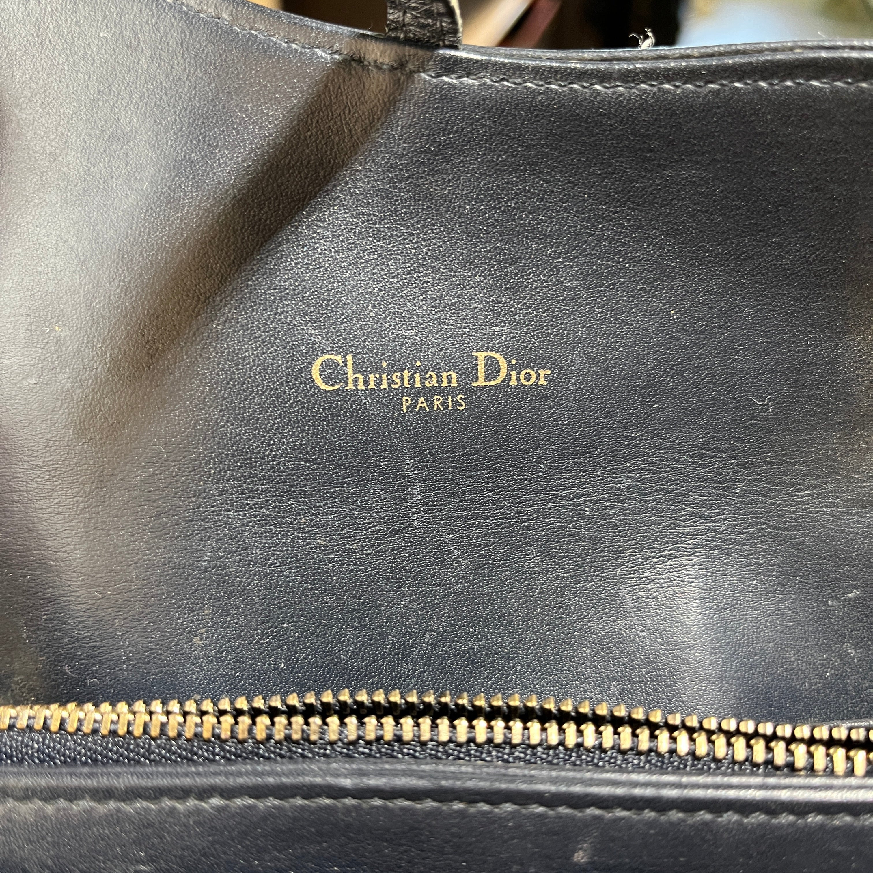 Christian Dior/Necklace/Canvas/GRY/Saddle Bag Wallet view 6