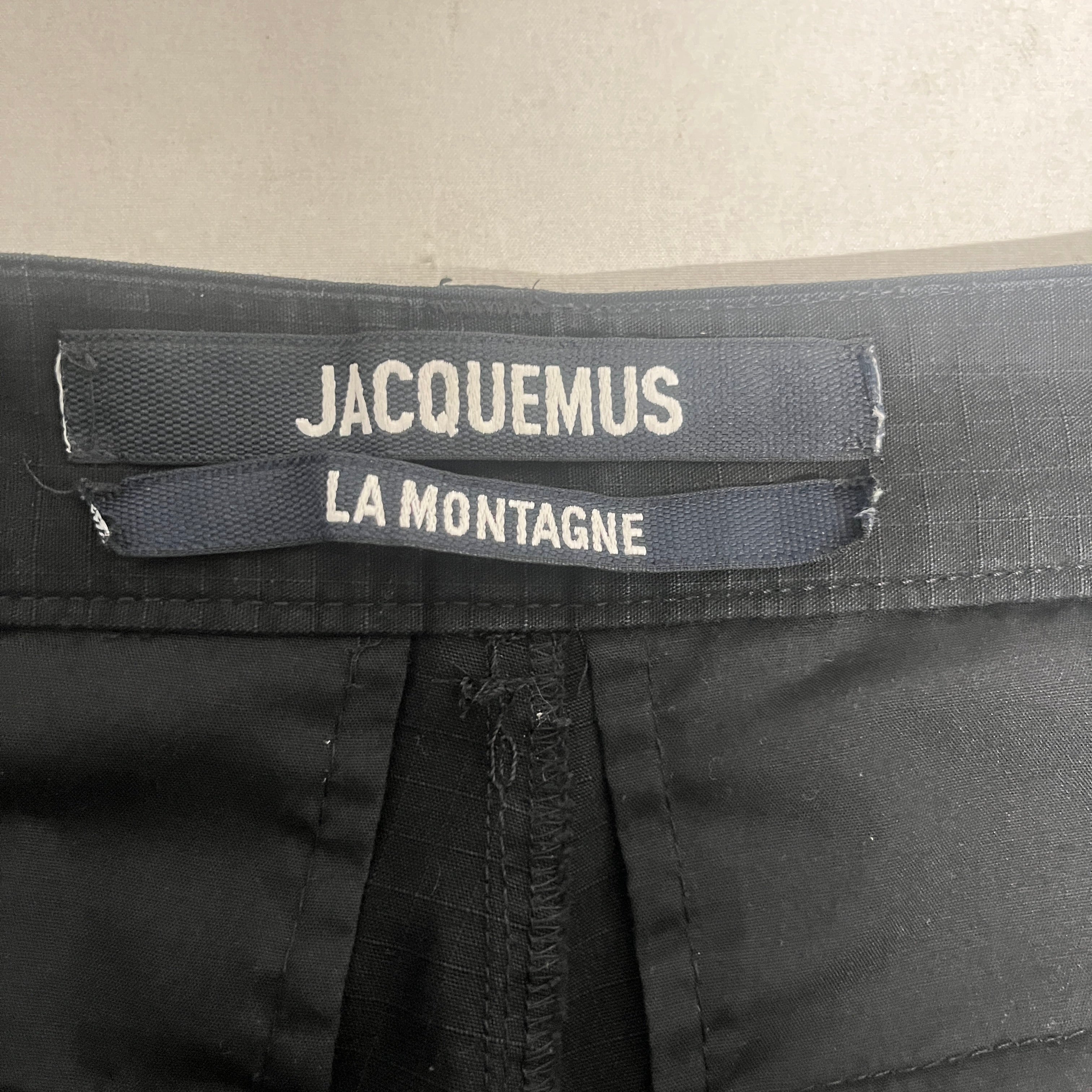 JACQUEMUS/Pants/48/Cotton/NVY/ZIP OFF SHORTS view 3