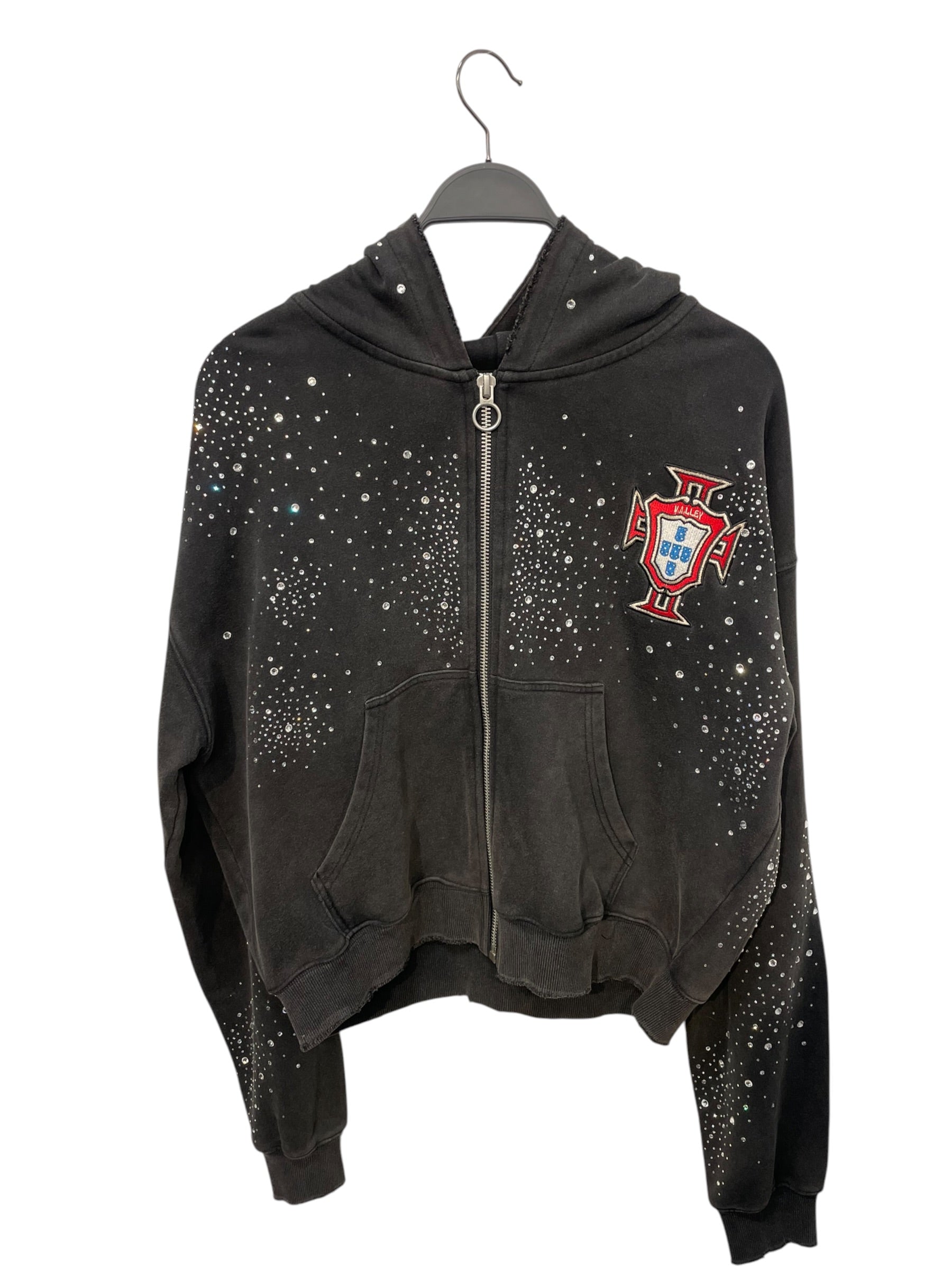 Vale Forever/Zip Up Hoodie/S/Cotton/BLK/forever venus view 1