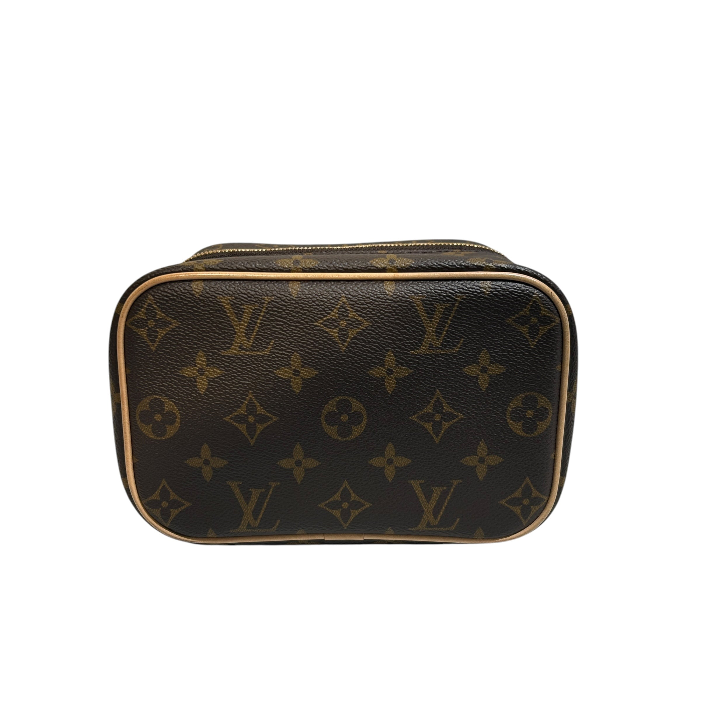 LOUIS VUITTON/Pouch/Graphic/Leather/BRW/nice vanity case mini view 3