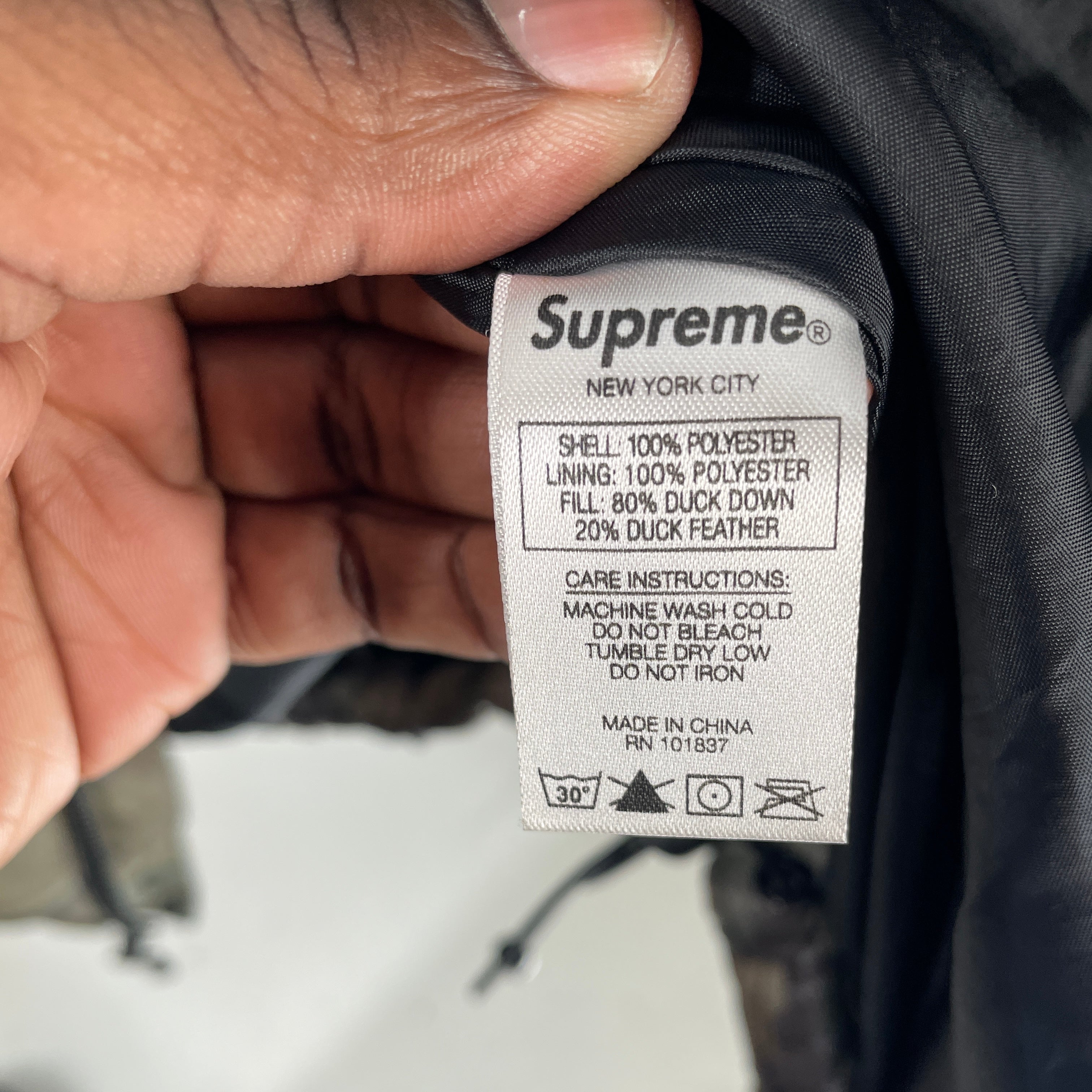 Supreme/Puffer Jkt/XL/Nylon/GRN/Camouflage/FW18 REFELCTIVE CAMO DOWN JKT view 4