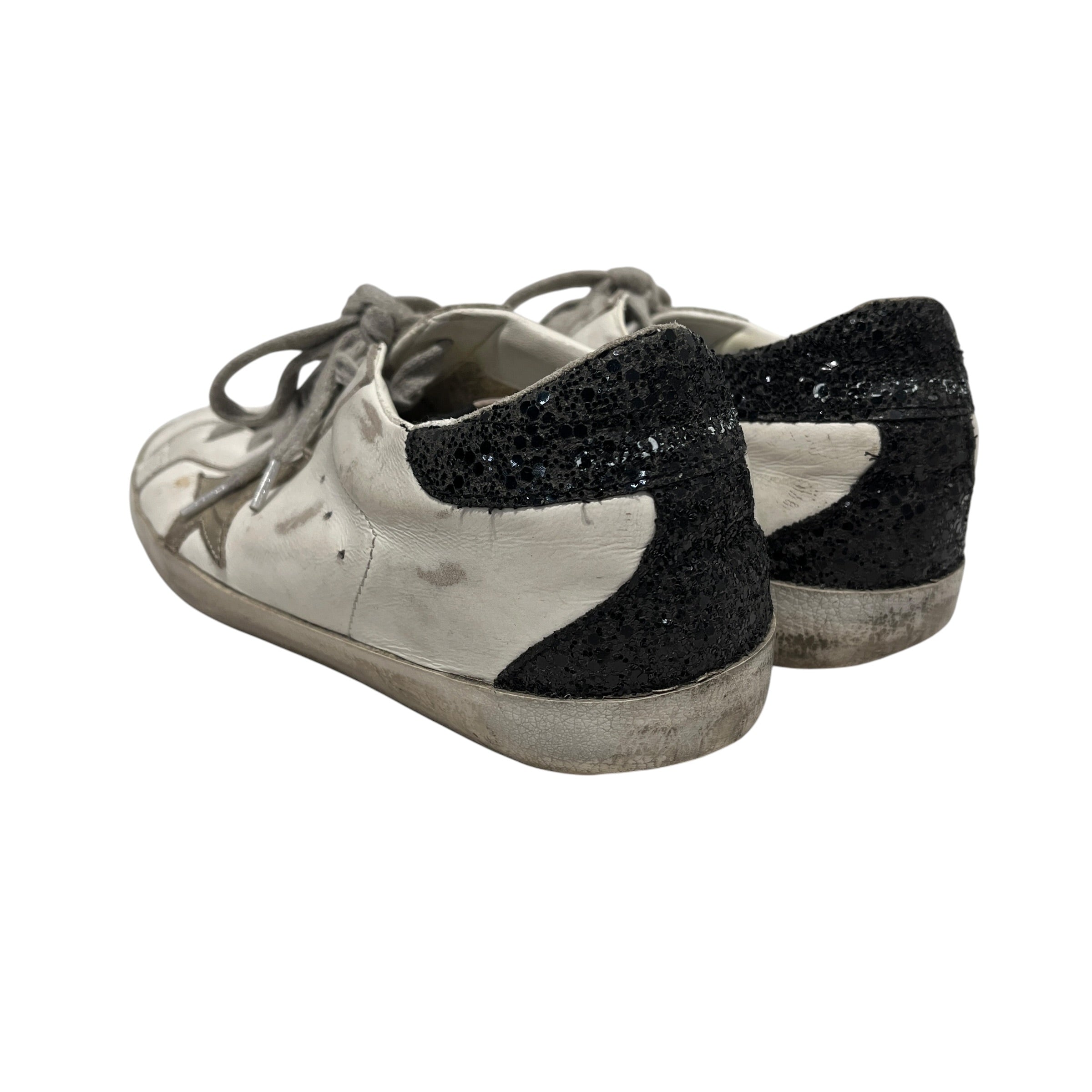 GOLDEN GOOSE/Low-Sneakers/US 6/Leather/WHT/golden star view 2