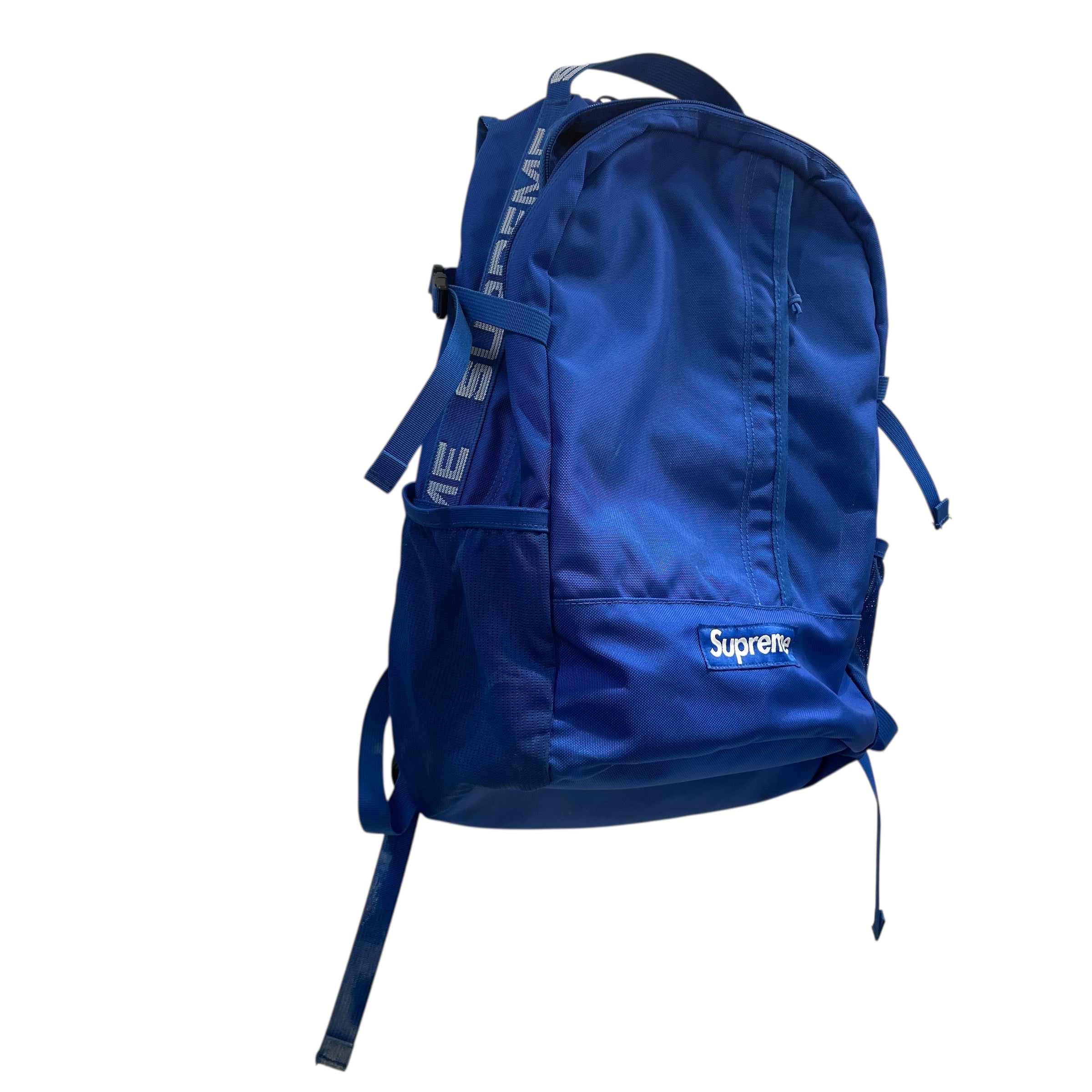 Supreme/Backpack/BLU/royal blue view 2