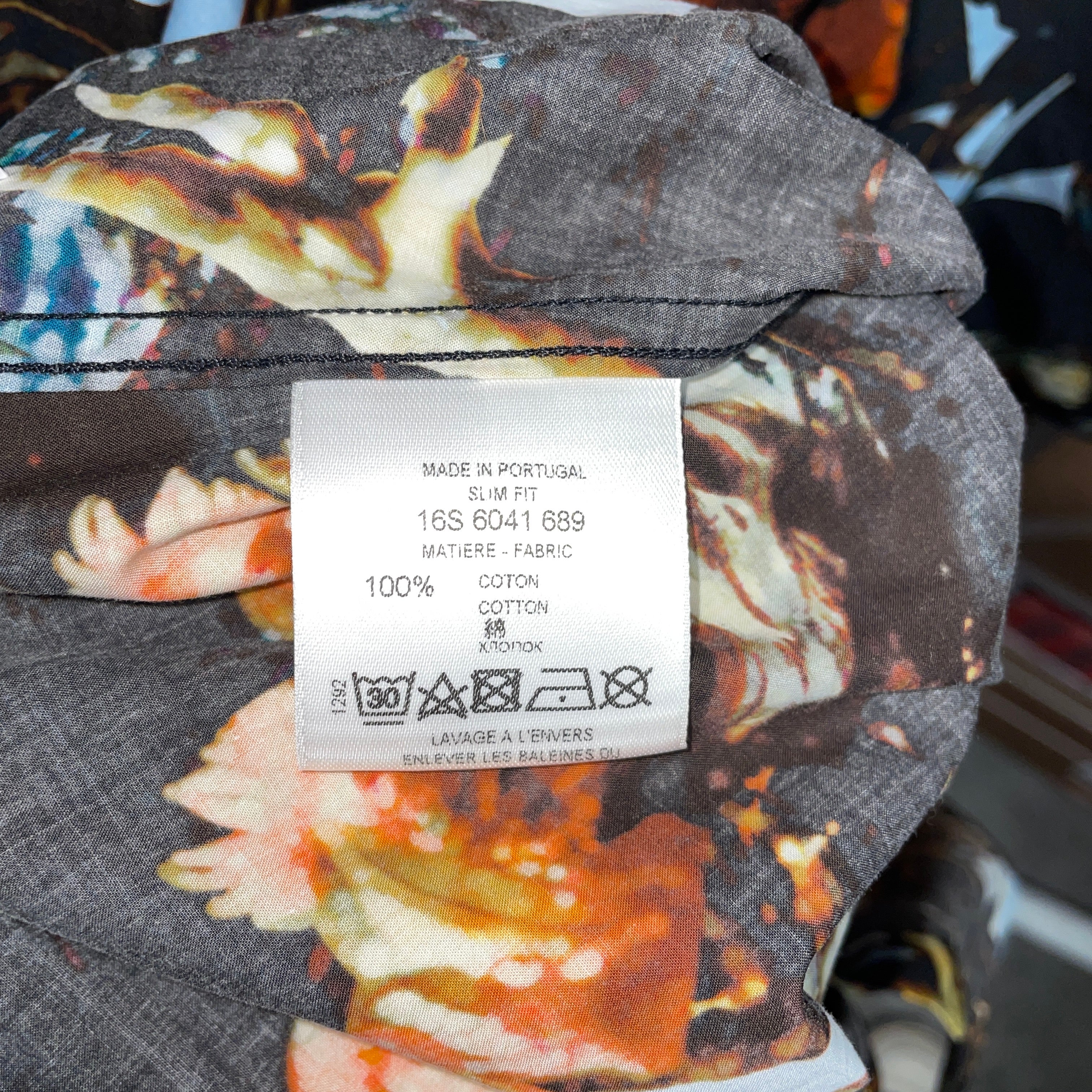 GIVENCHY/SS Shirt/Cotton/MLT/All Over Print/ABSTRACT CHICKEN PRINT SS view 3