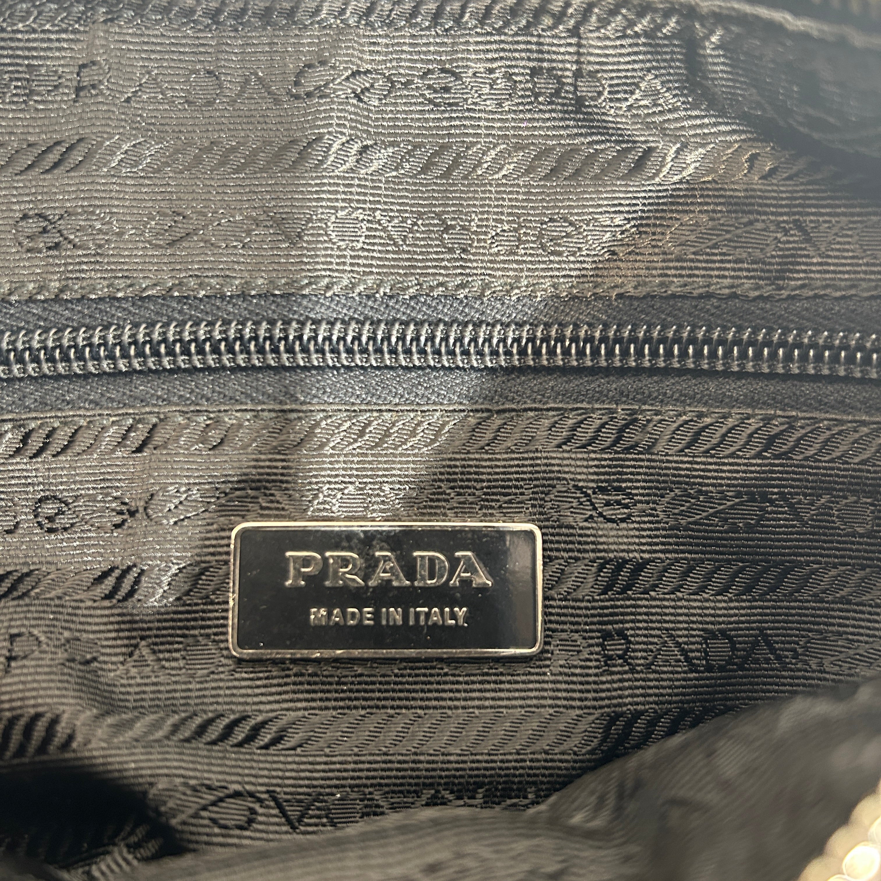 PRADA/Hand Bag/Nylon/BLK/TESSUTO NYLON/LEATHER ACCENTS view 5