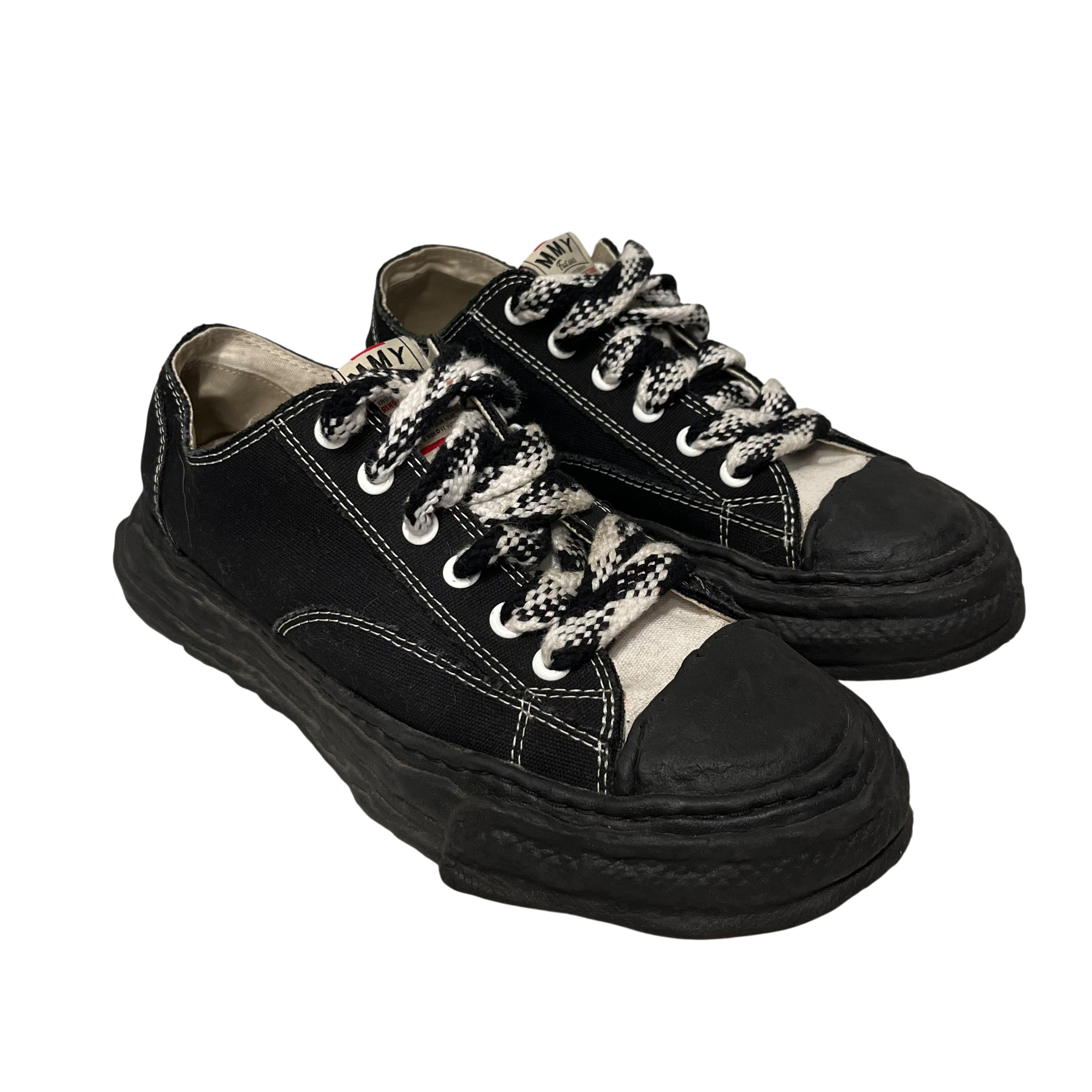 MIHARA YASUHIRO/Low-Sneakers/US 11/BLK/peterson view 1