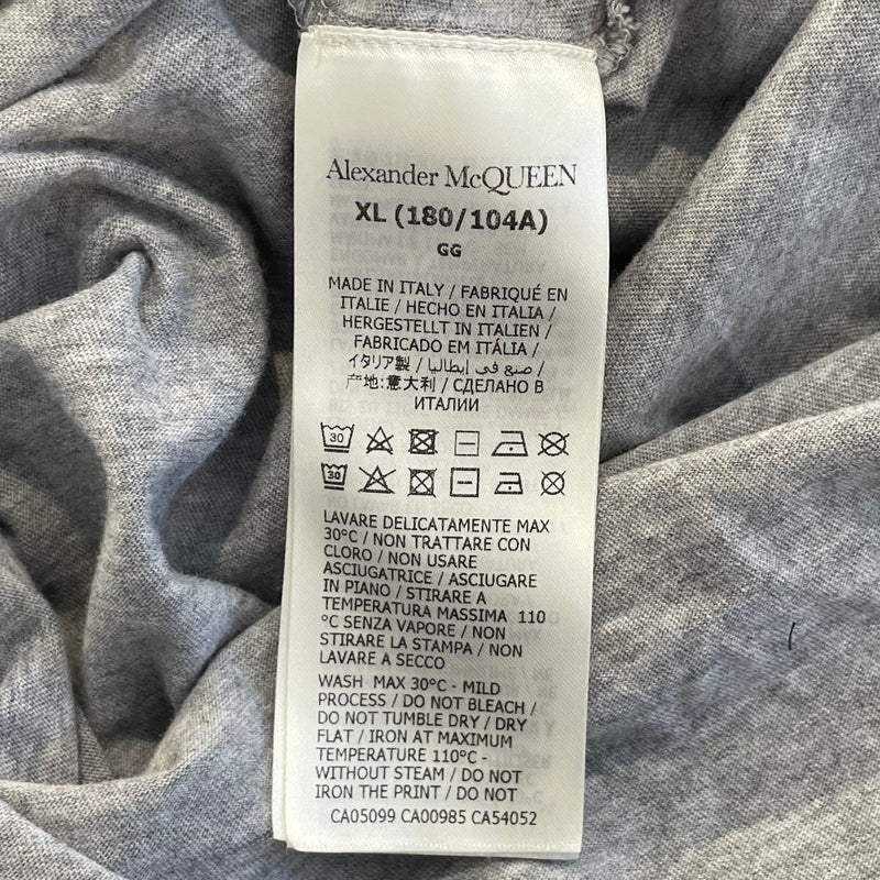 Alexander McQueen/T-Shirt/Cotton/GRY/