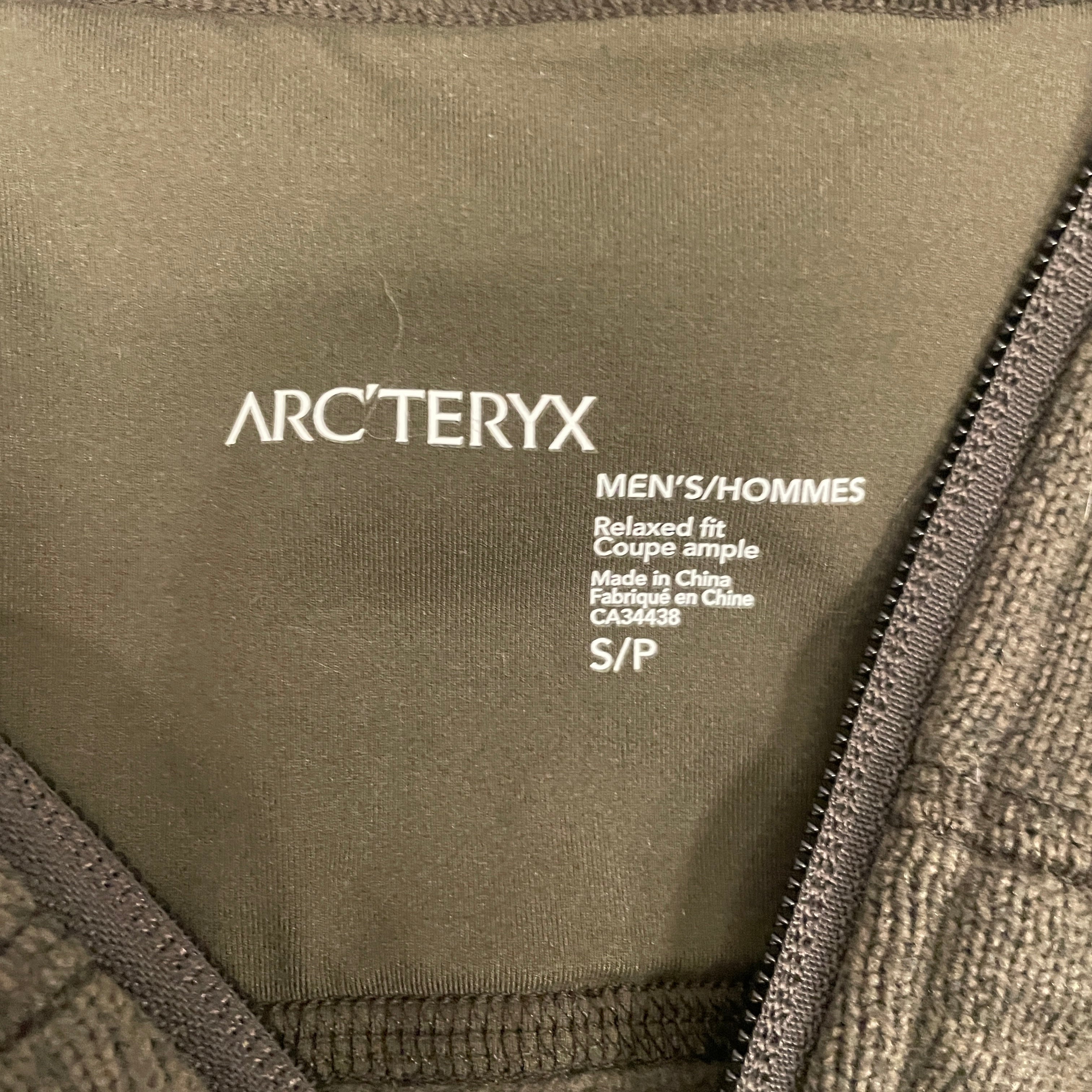 ARC'TERYX/Hoodie/S/Cotton/GRN/POLARTEC ZIP UP HOODIE view 3