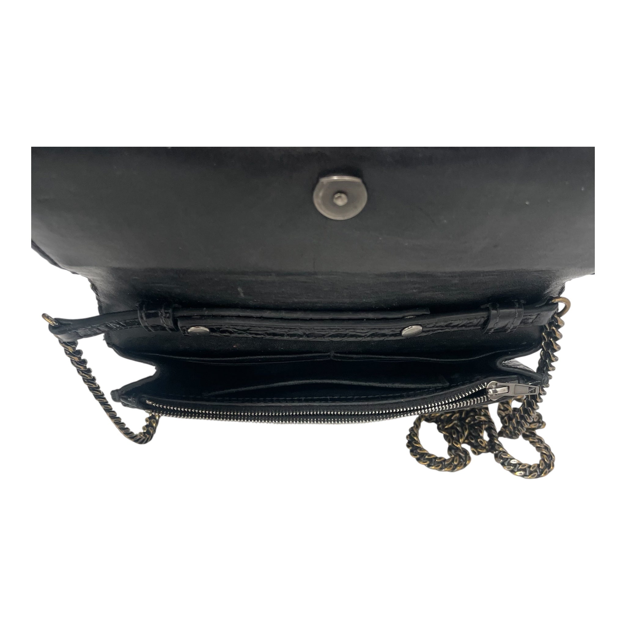 BALENCIAGA/Cross Body Bag/Leather/BLK/ view 4